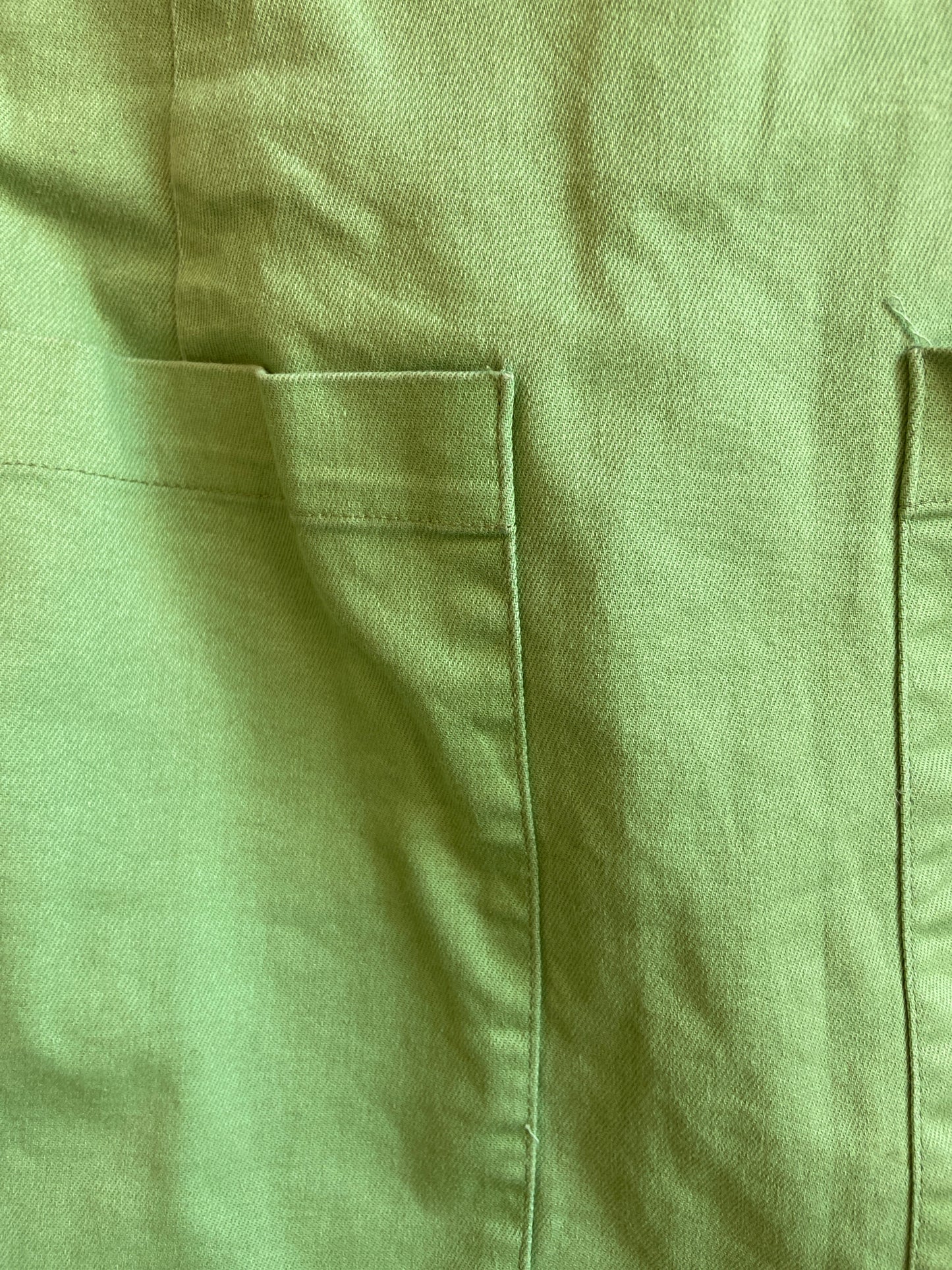 *Green Mini Skirt With Pockets