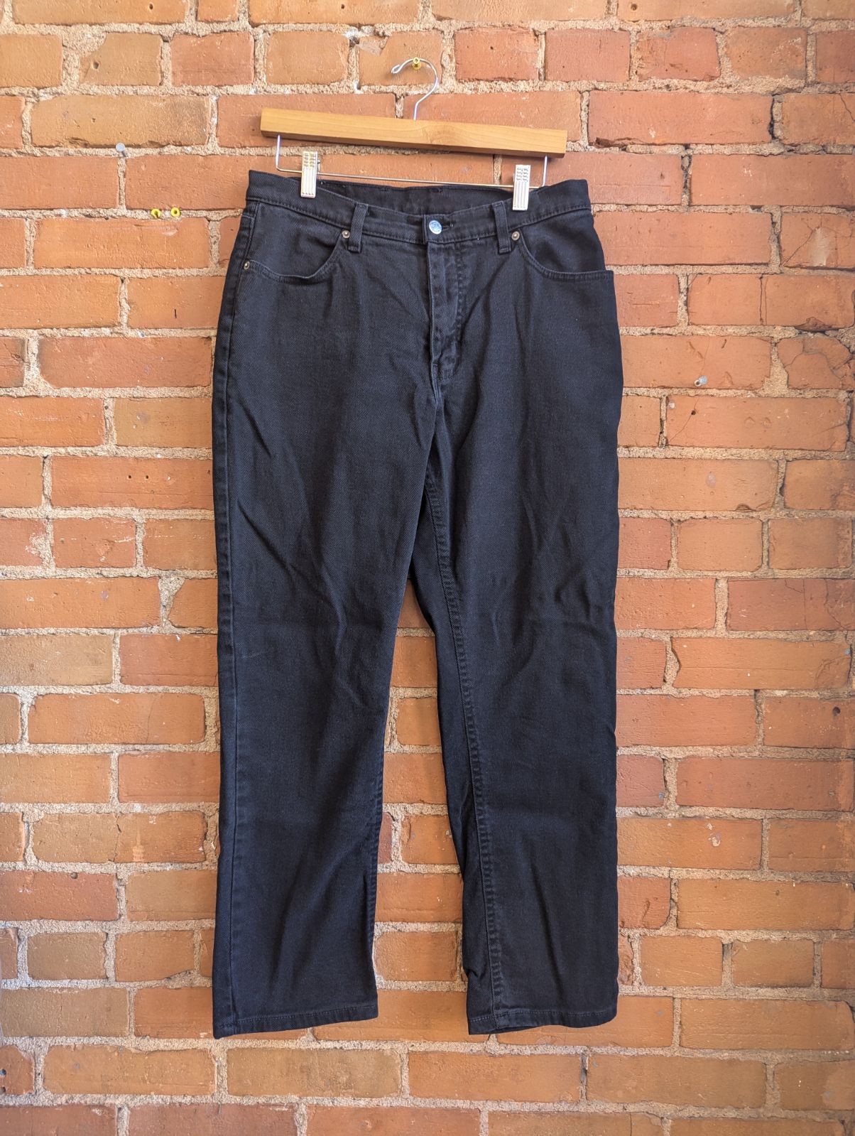 1990s Authentic Northern Experience Black Straight Leg Jeans