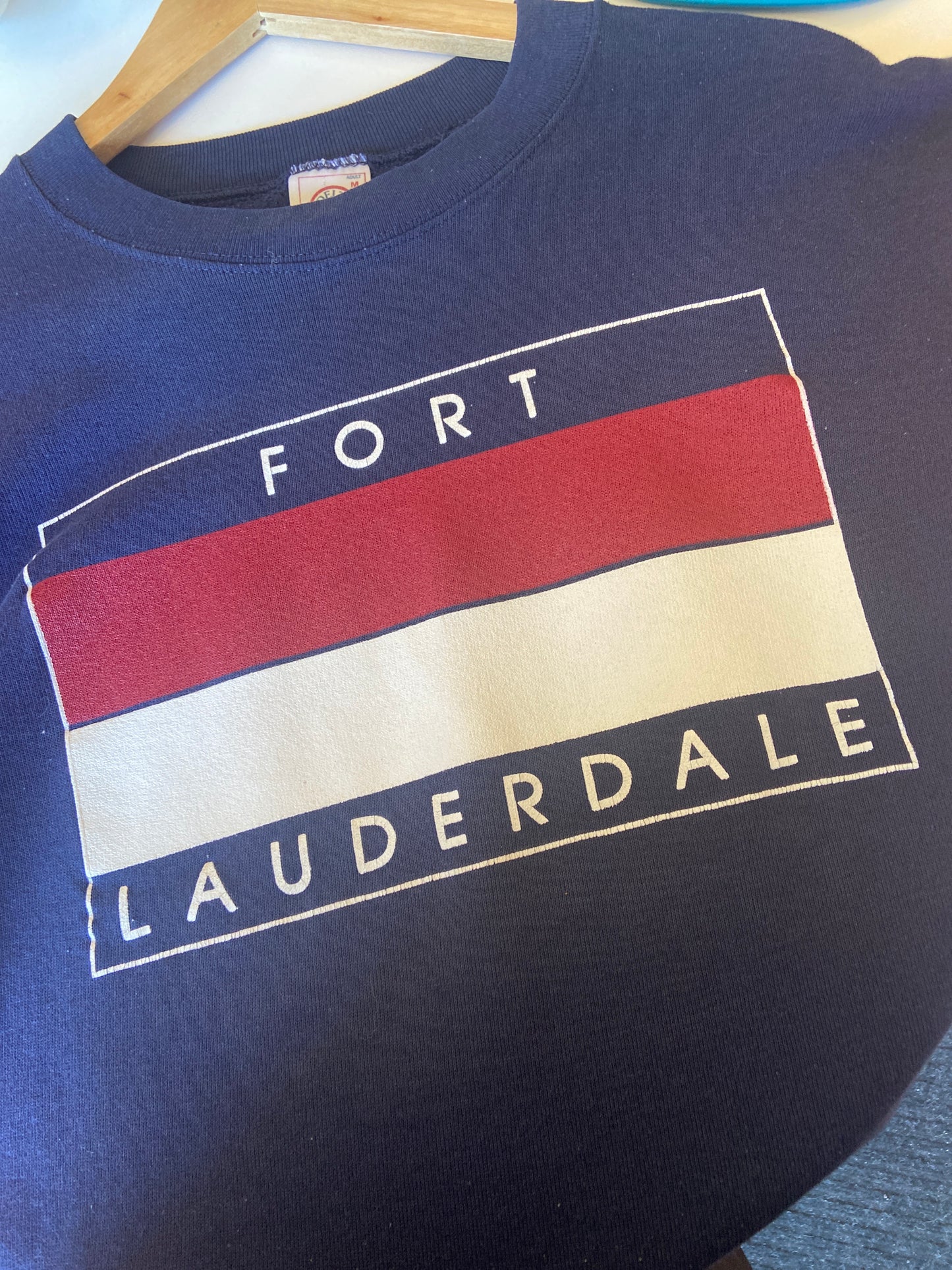 Navy Fort Lauderdale Crewneck