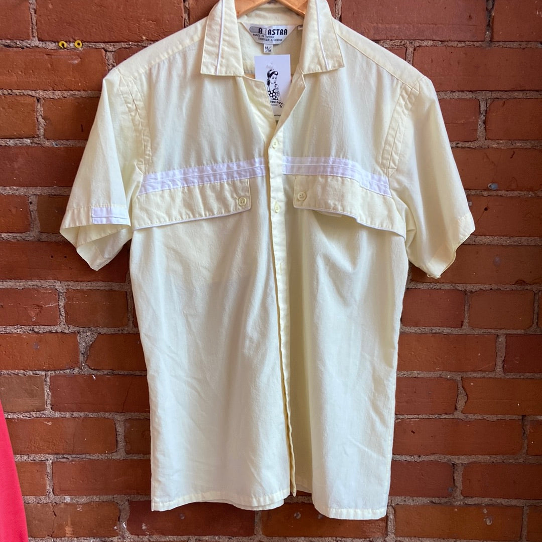 Light Yellow Short Sleeve Shirt