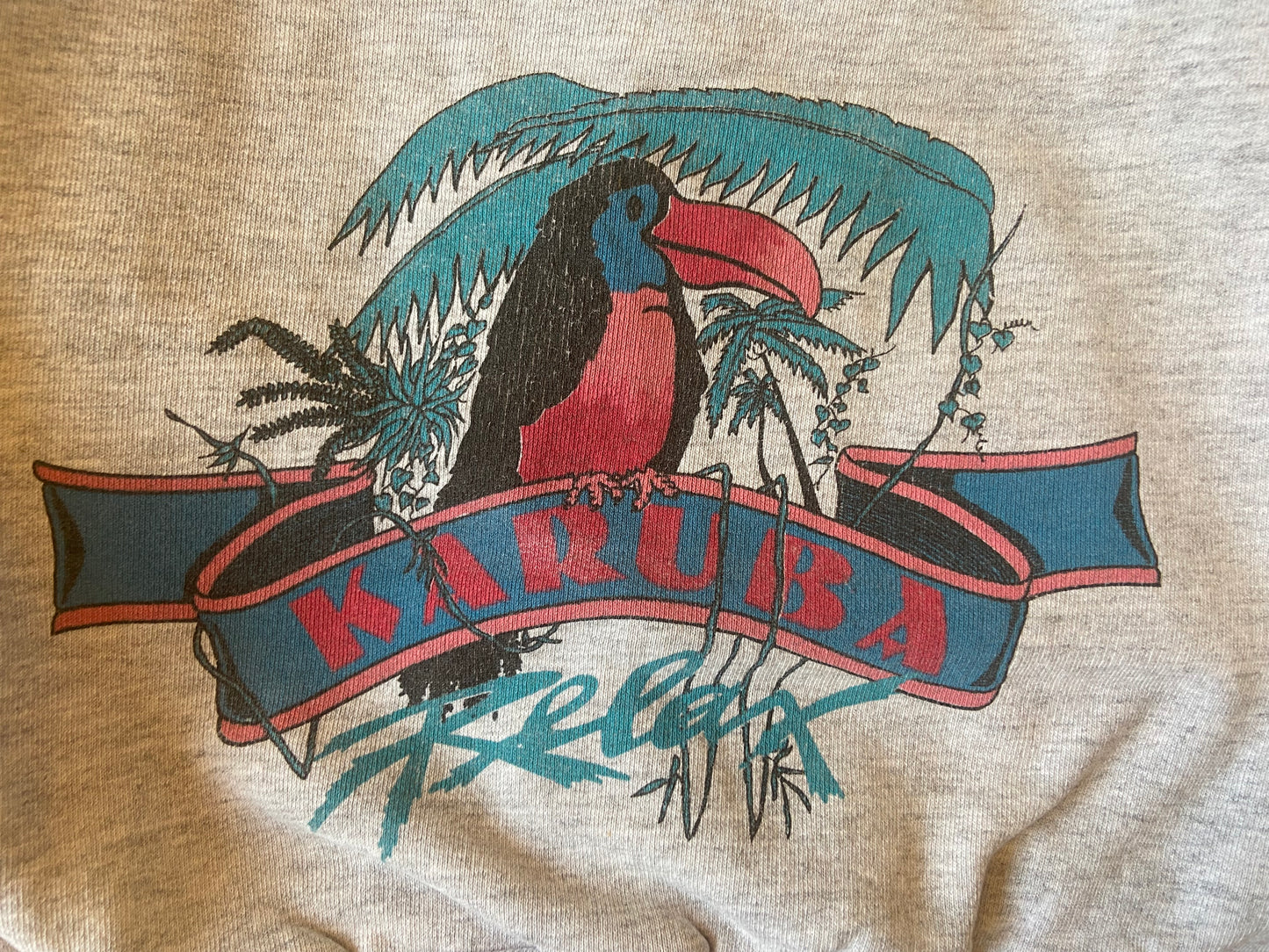 Heathered Grey 80's Toucan Sweatshirt