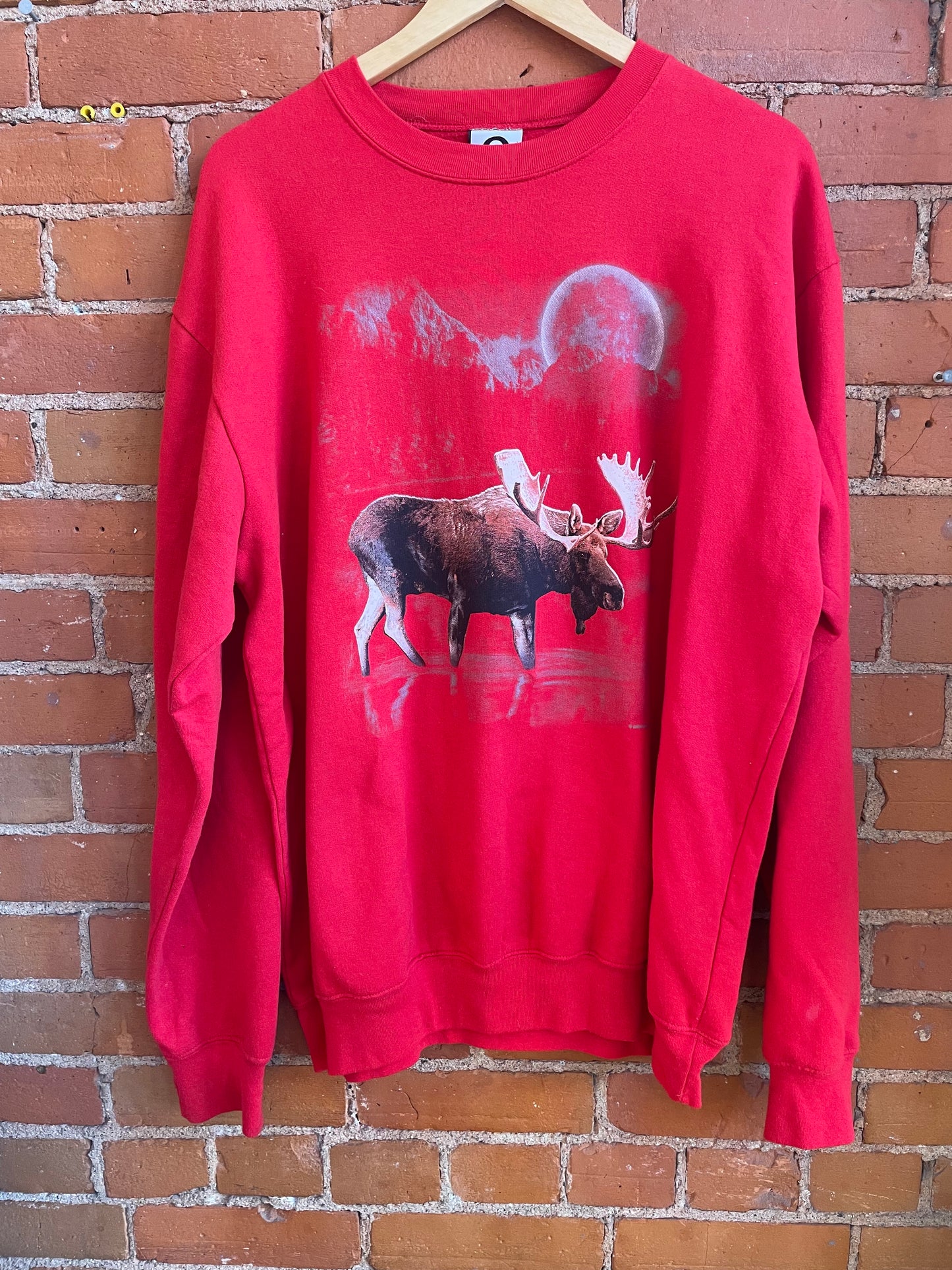 Moose & Moon Graphic Crewneck Sweater