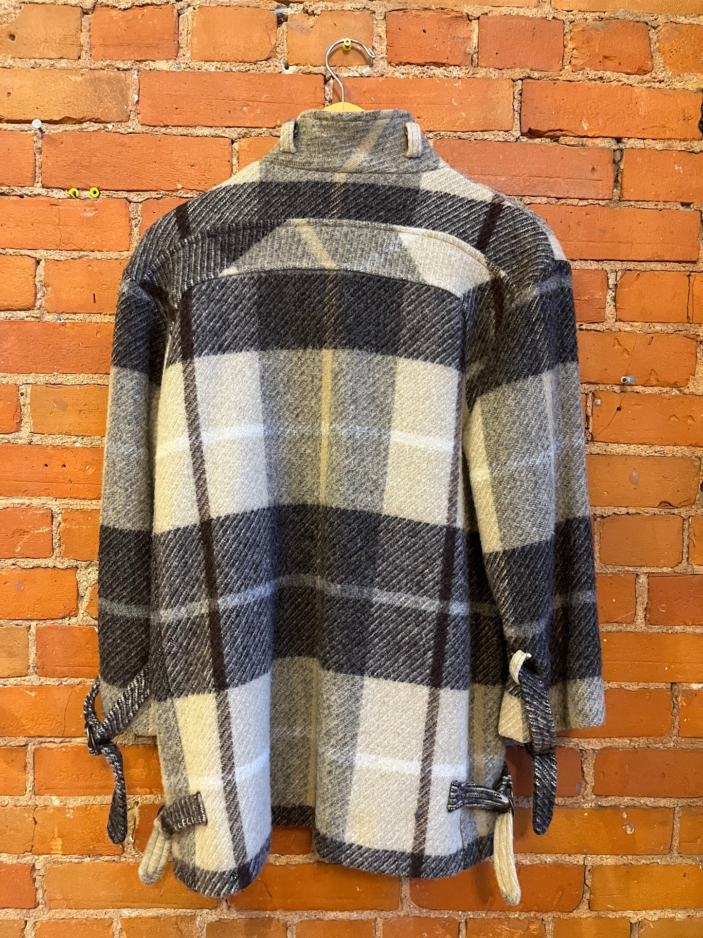 Jimmy Hourihan 1970s Plaid Irish Wool Coat