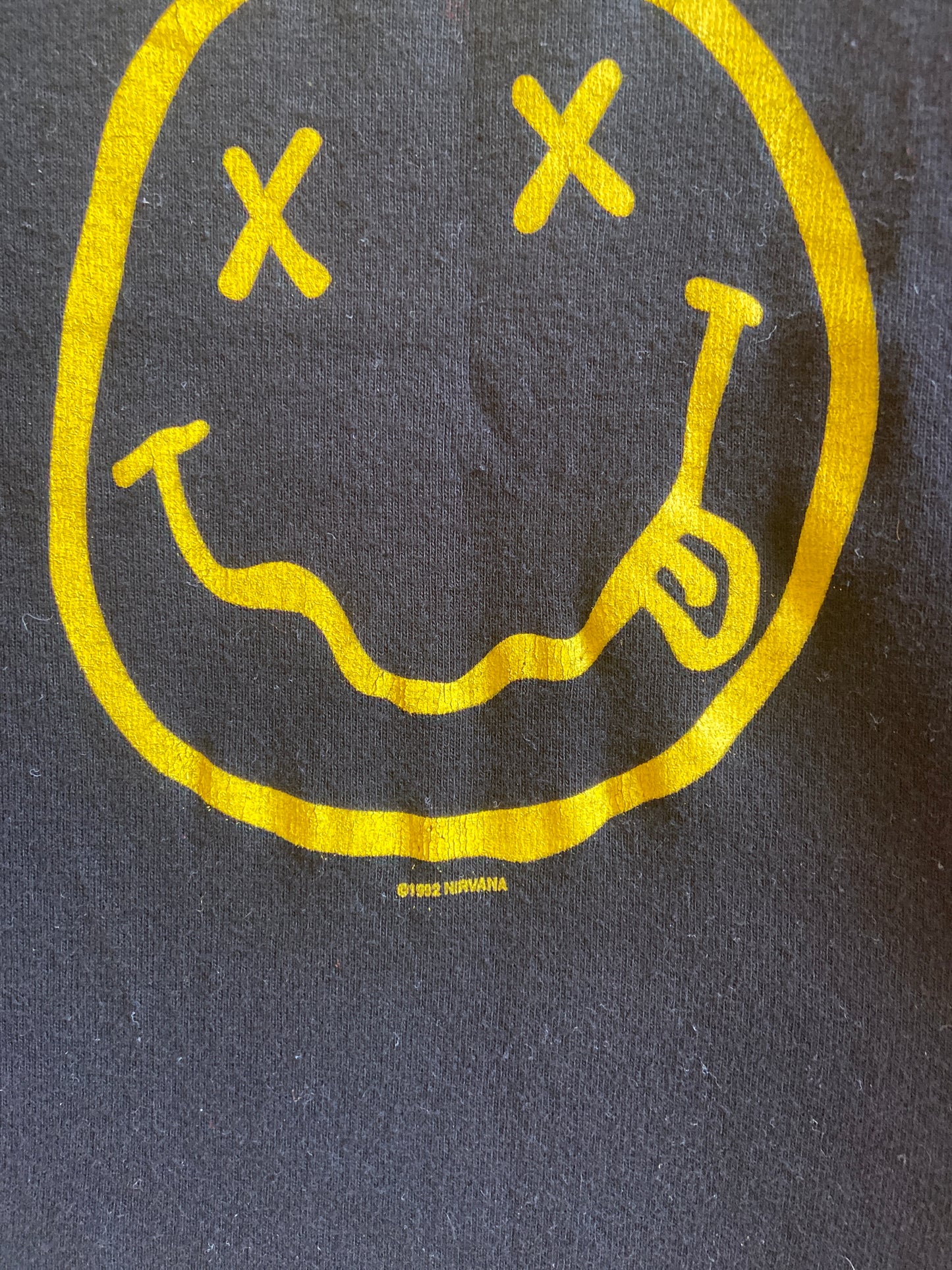 Y2K Artimonde Black Baby Tee With Nirvana Logo