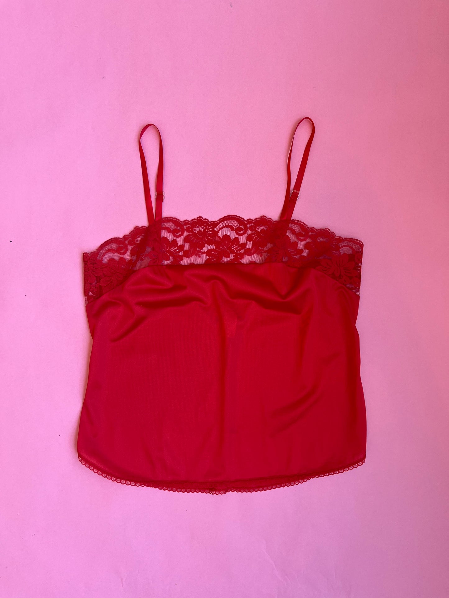 Red Lace Camisole