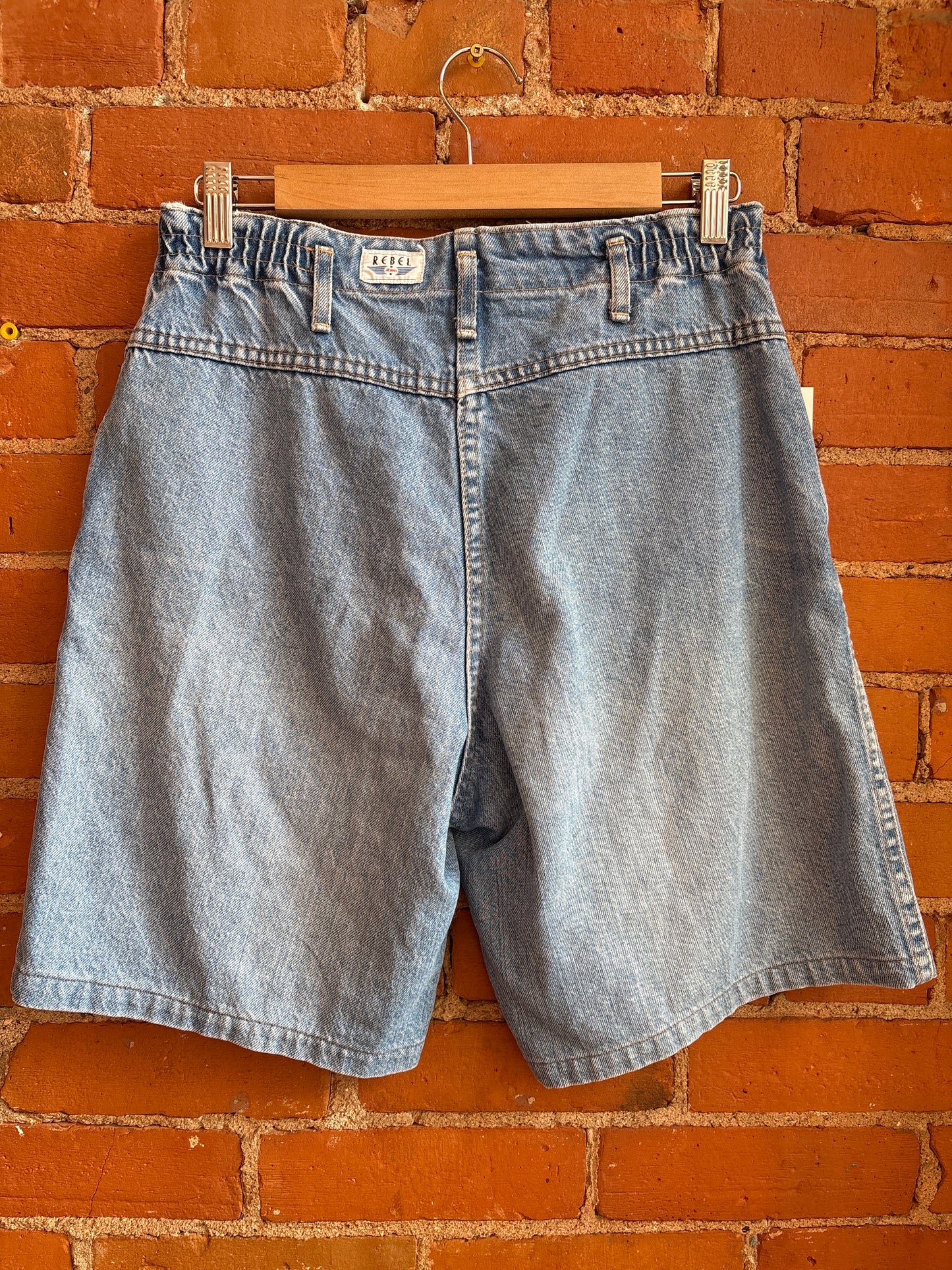 Rebel Denim High Waisted Shorts