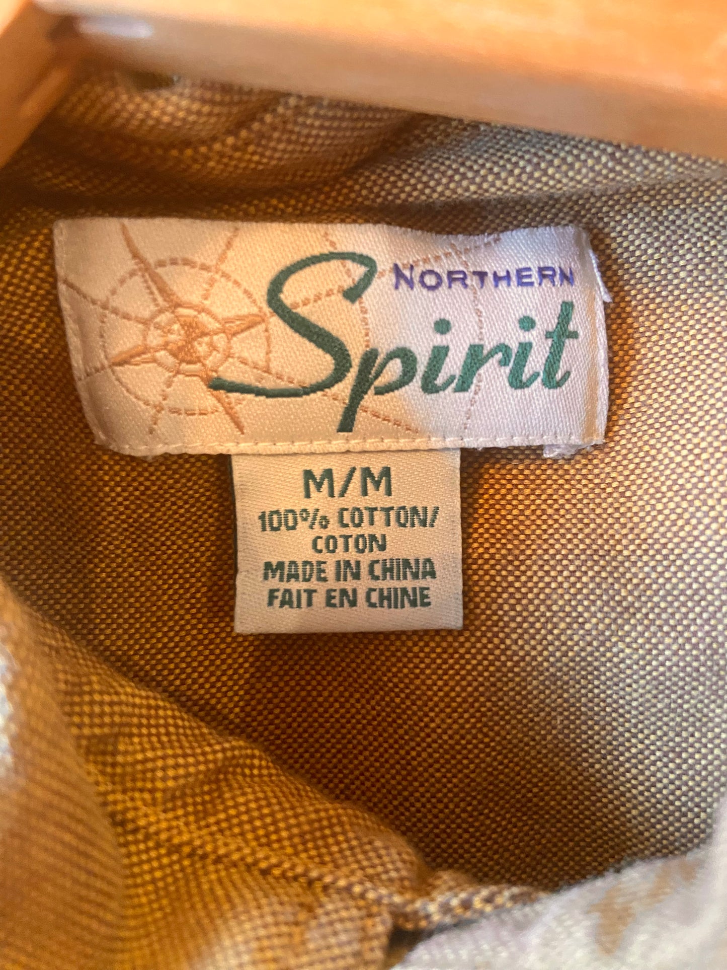 Northern Spirit Mustard Cotton Button-Down