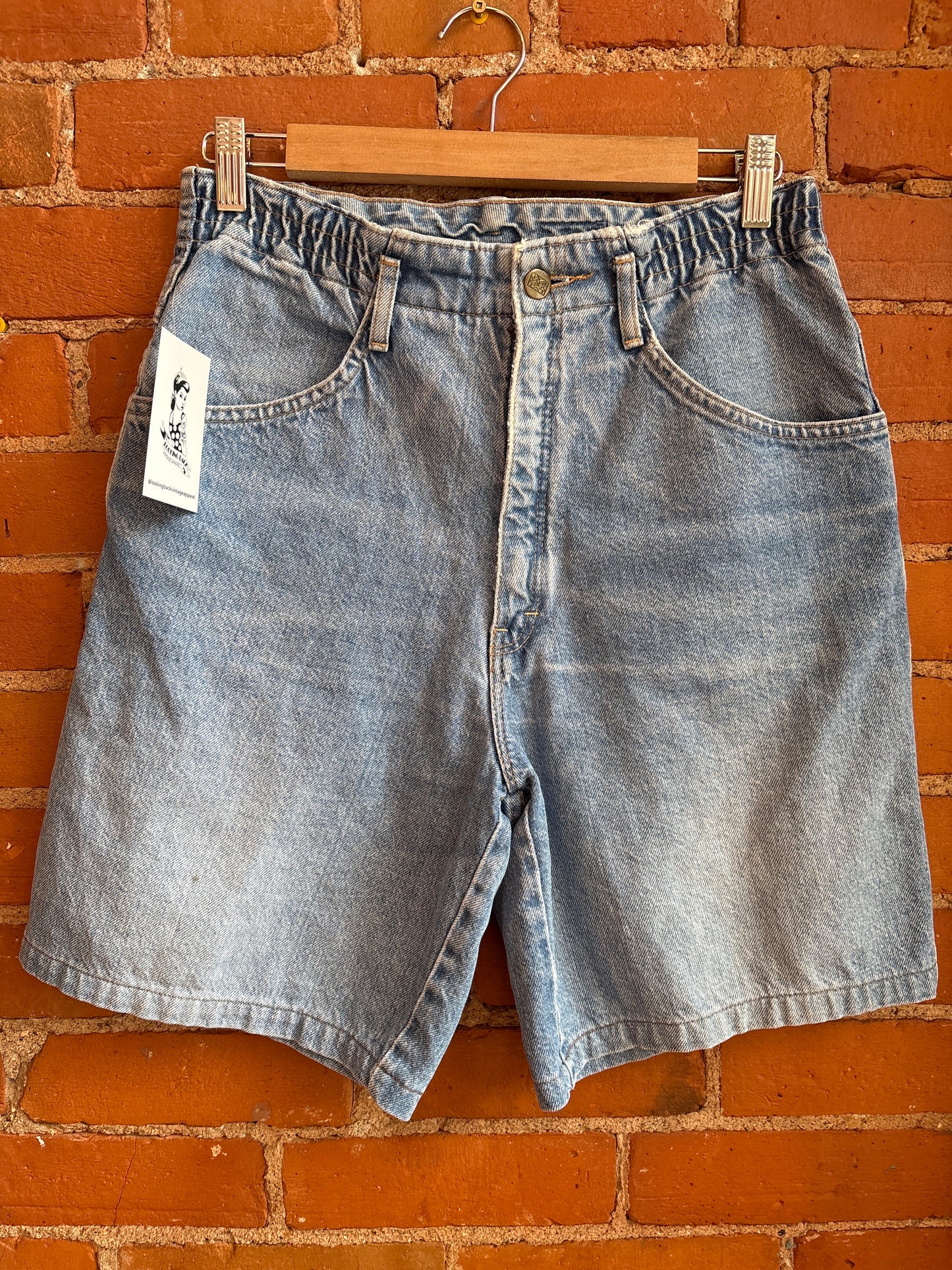 Rebel Denim High Waisted Shorts