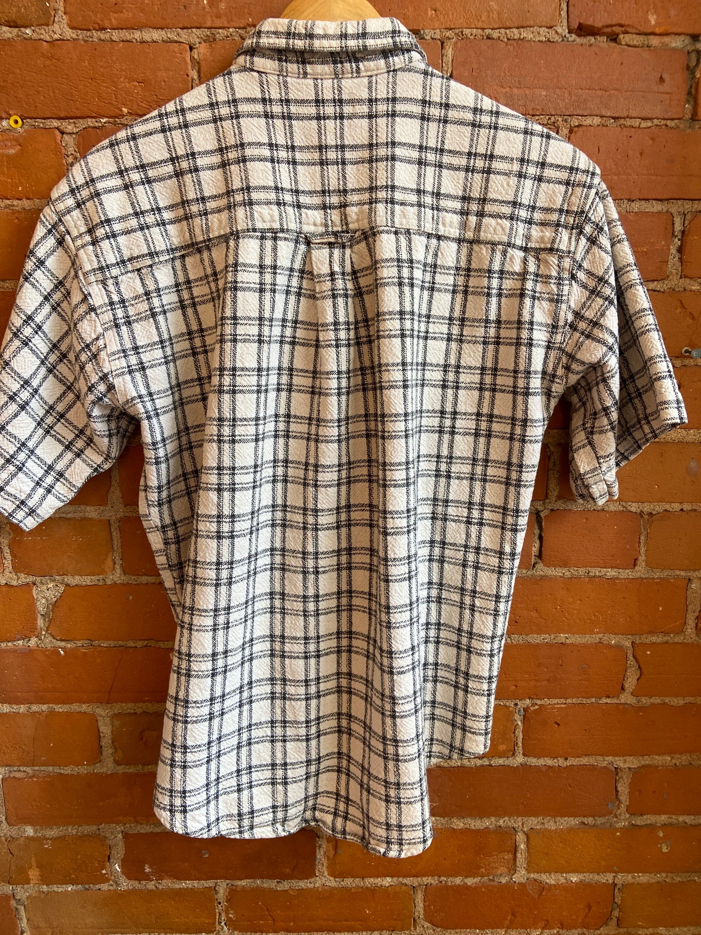 90's Brian Brothers Plaid Cotton Button-Up