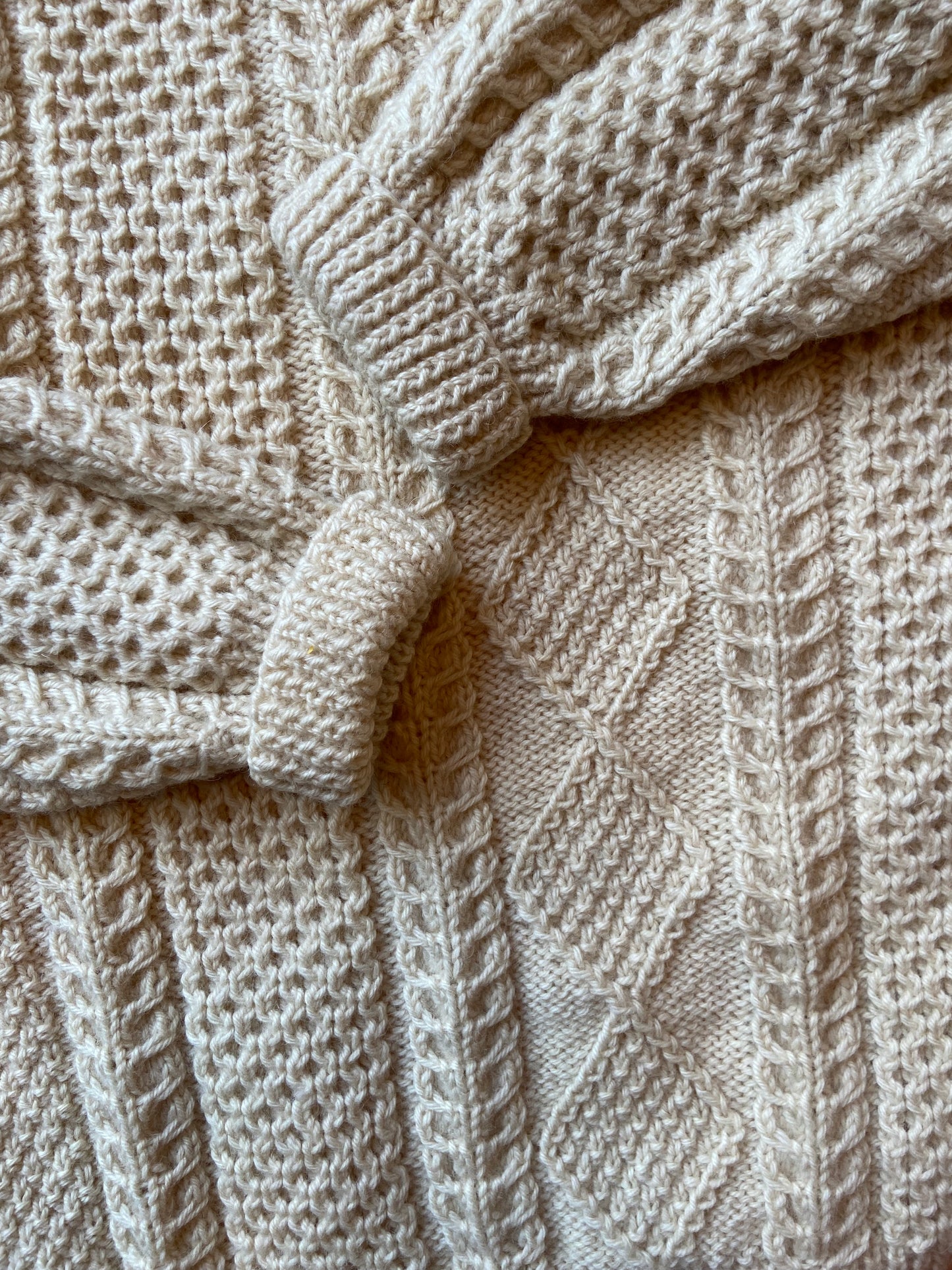Cathain Irish Hand Knit Chunky Wool Sweater