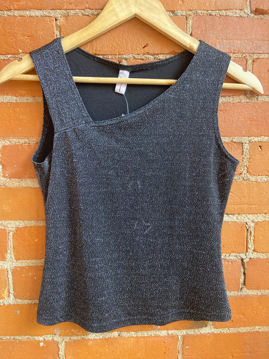 90's Silver Sparkly Tank