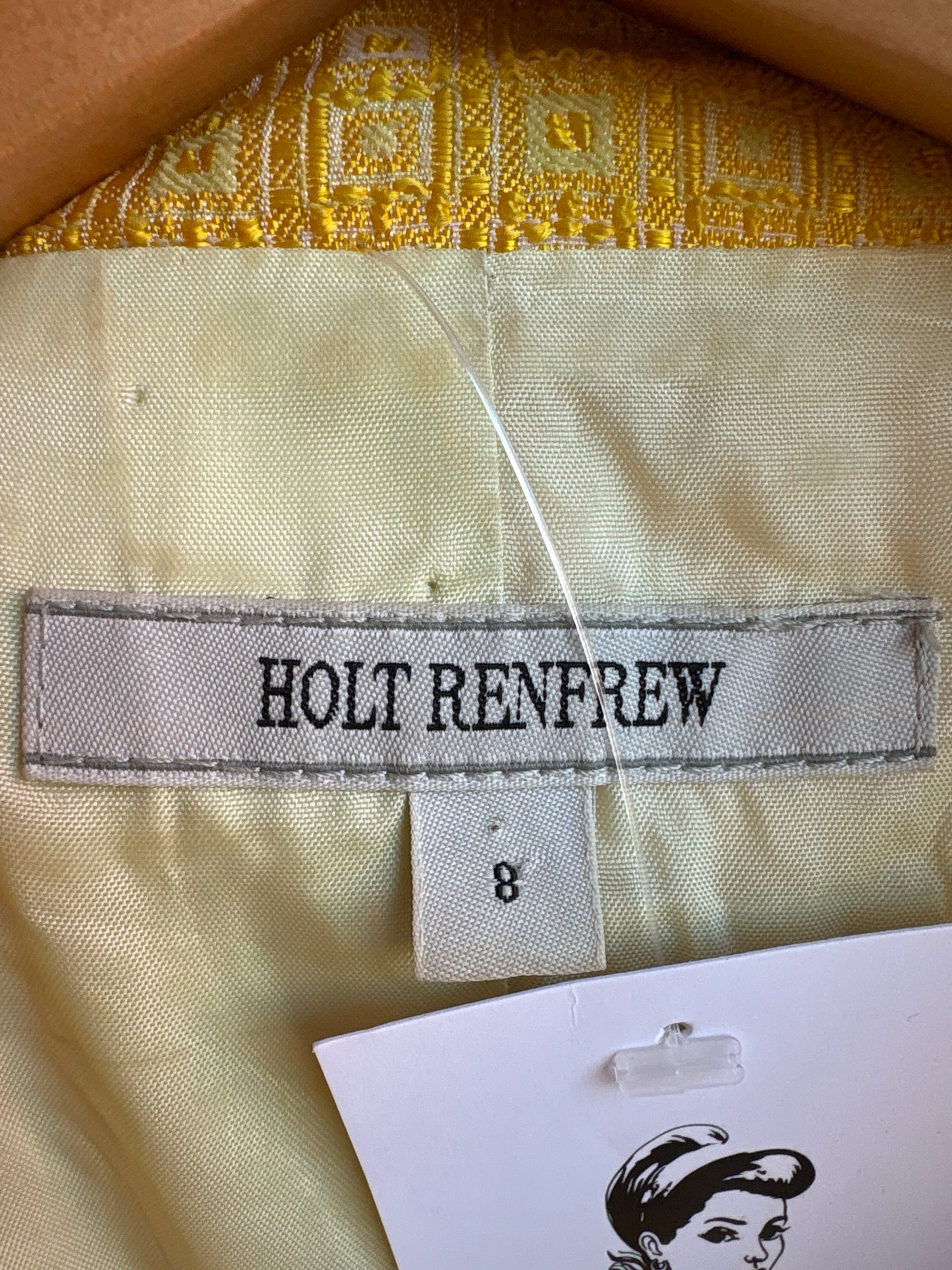 Yellow Designer Holt Renfrew Blazer