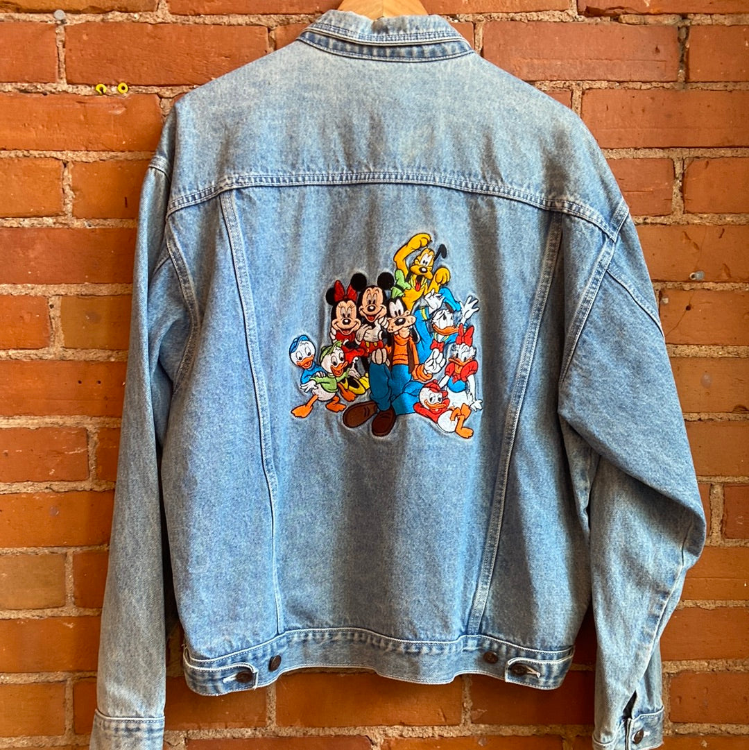 90’s Disney Crew Denim Jacket
