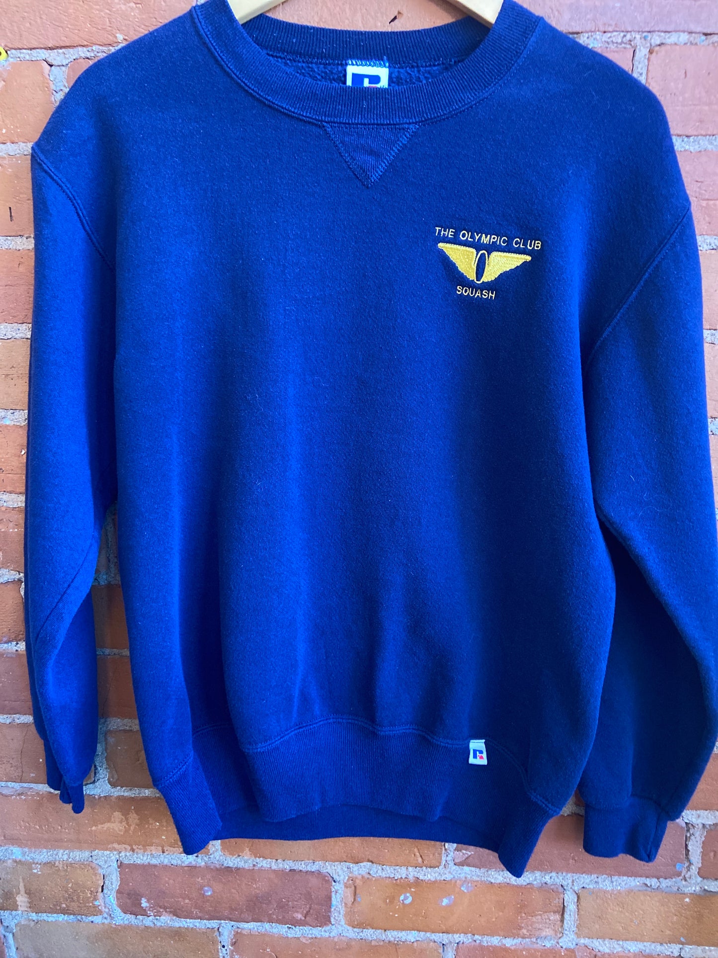 Navy Olympic Club Squash Crewneck