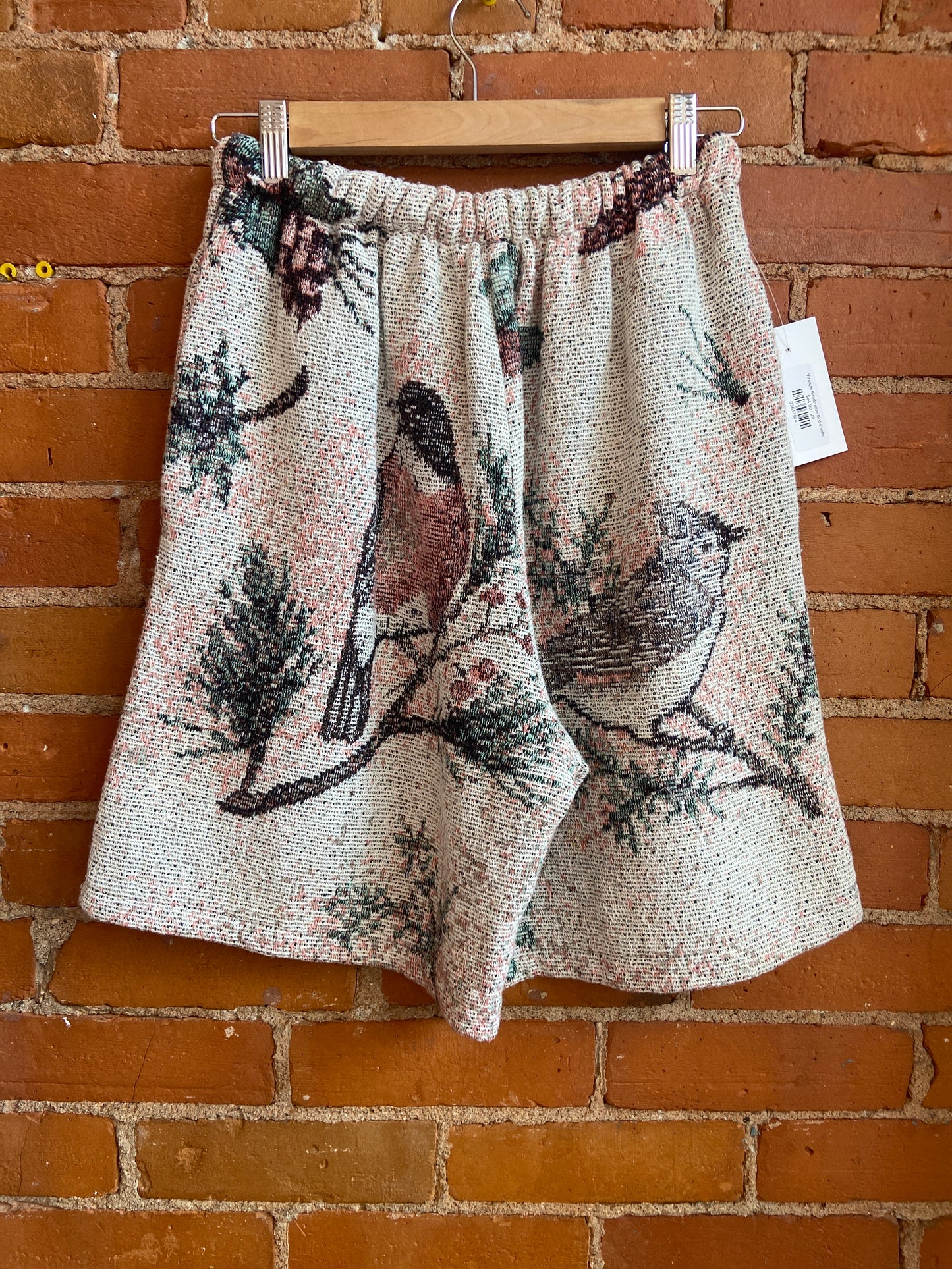 Vintage handmade bird shorts