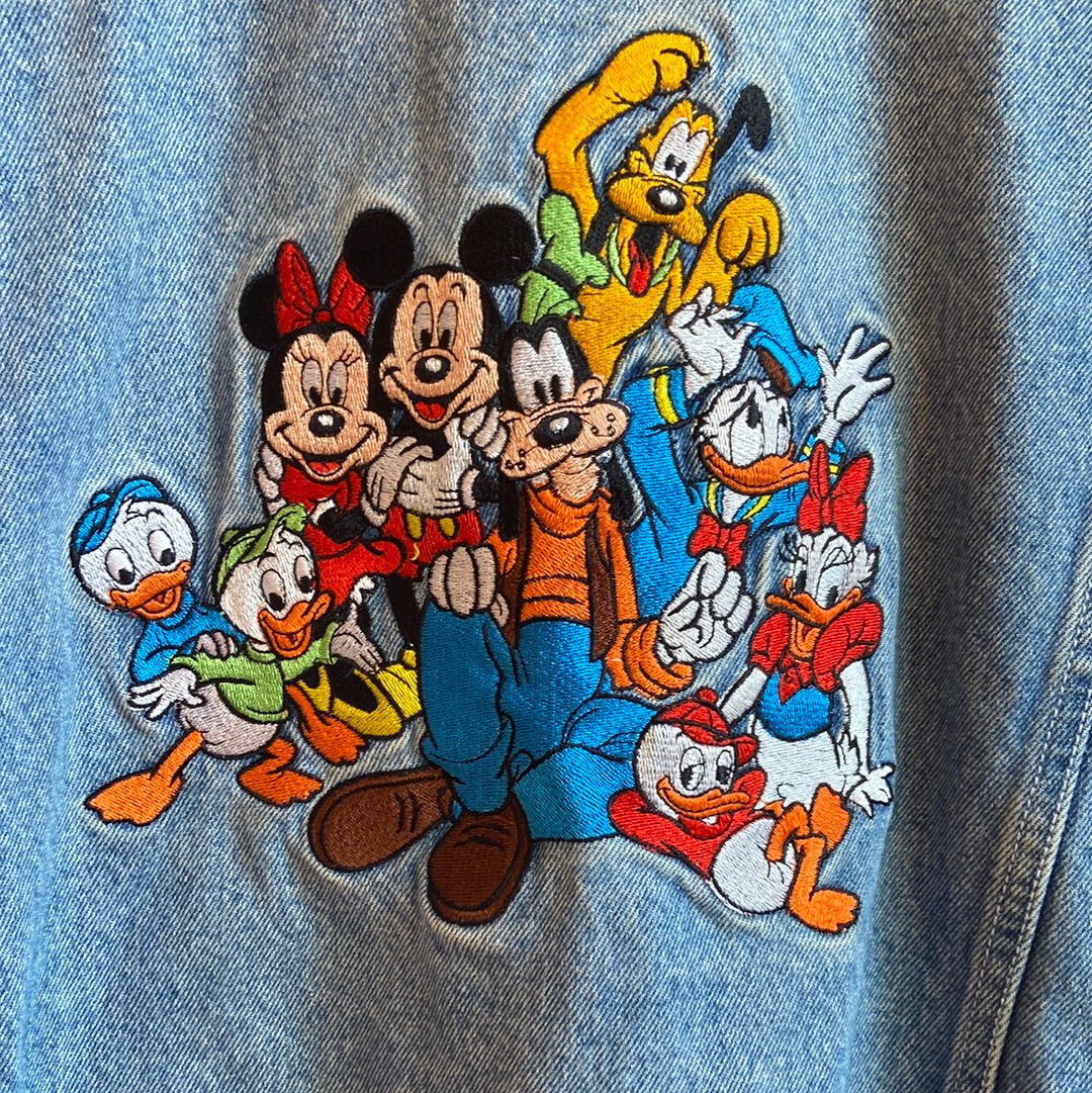 90’s Disney Crew Denim Jacket