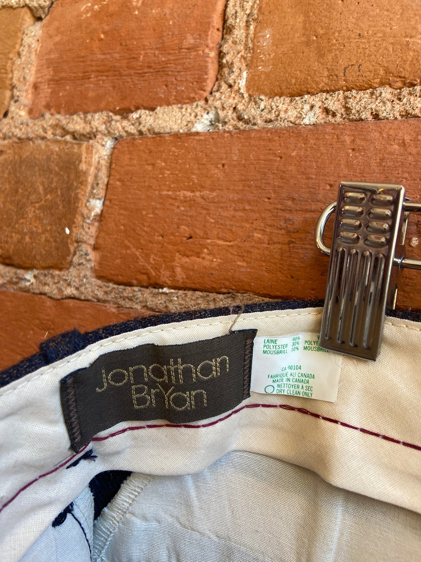 Jonathan Bryan Wool  Trousers