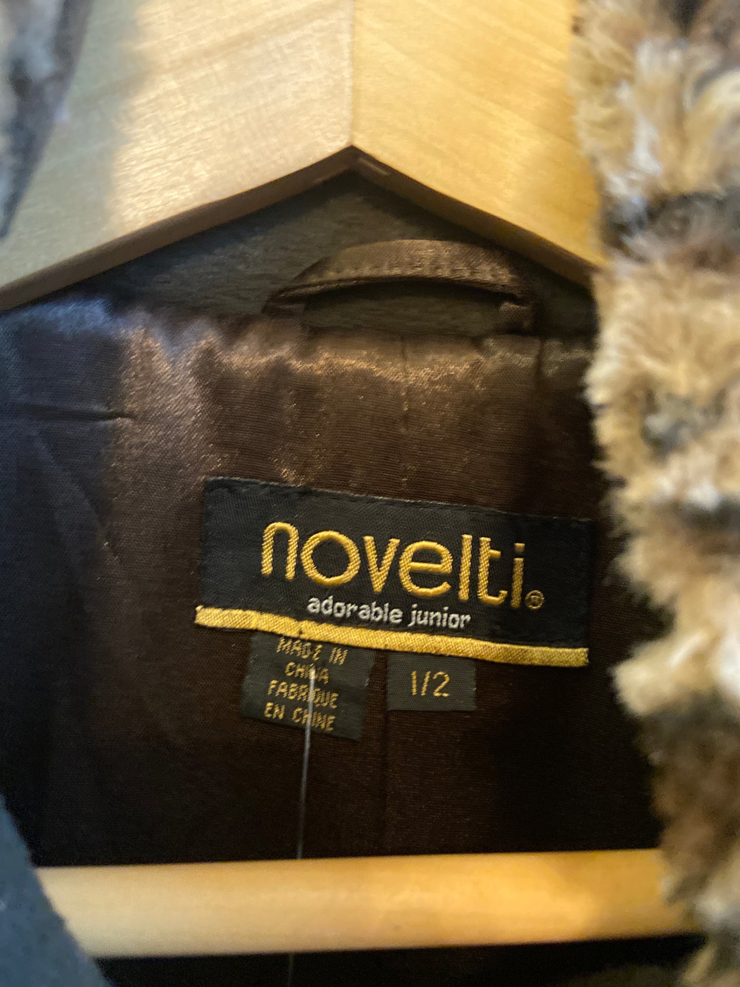 Wool Chocolate and Leopard Maxi Coat