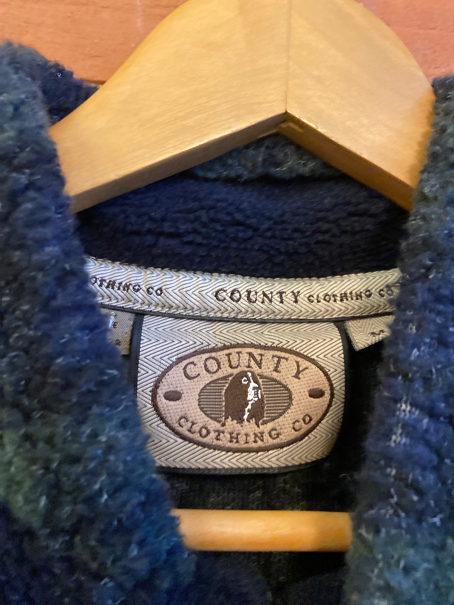 FUZZY BLUE AND GREEN  PLAID FLEECE