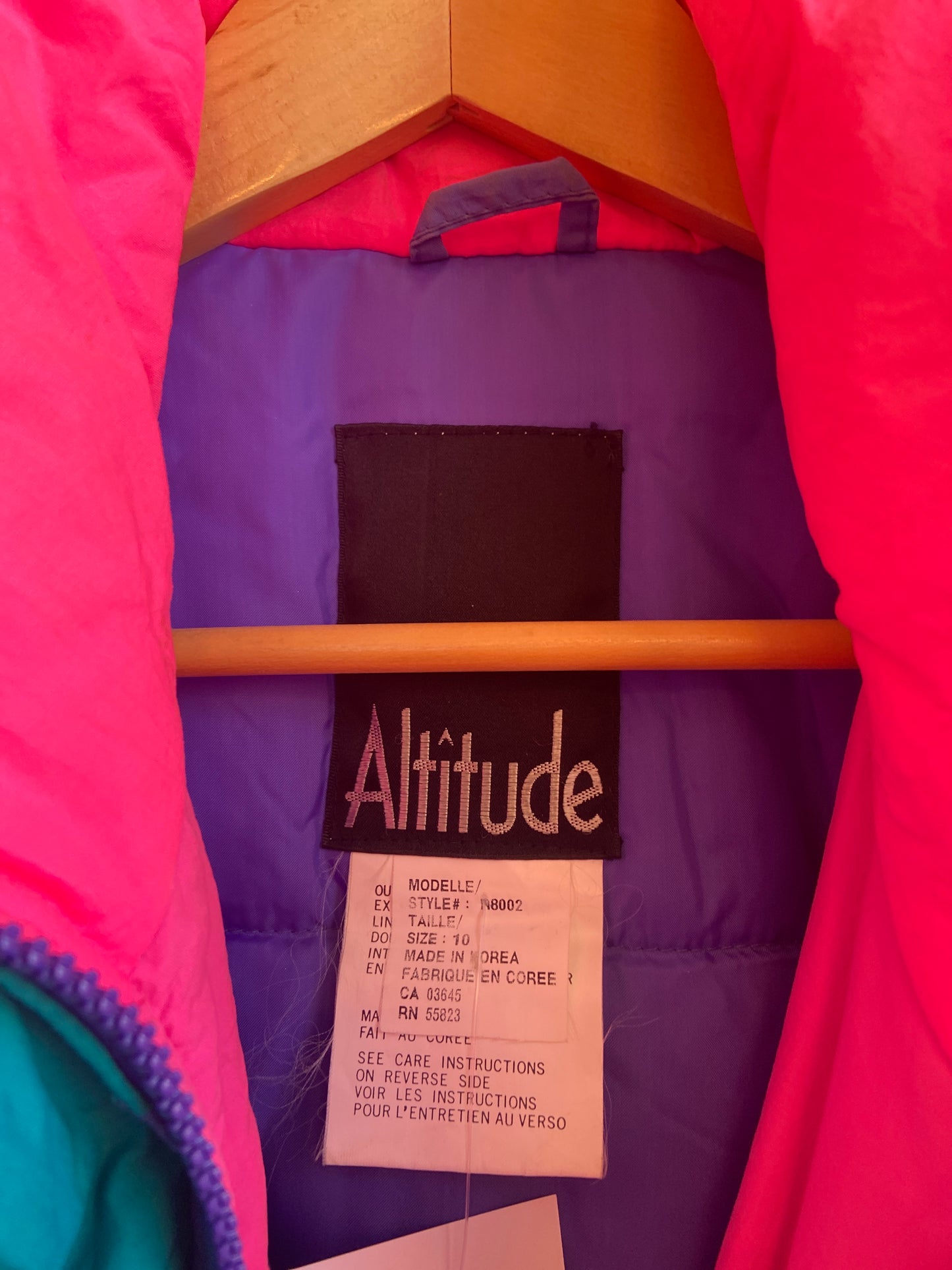 *80's Purple Ski Jacket