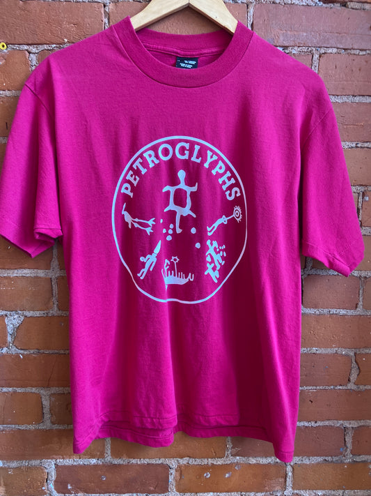 Pink Petroglyphs Single Stitch T-Shirt