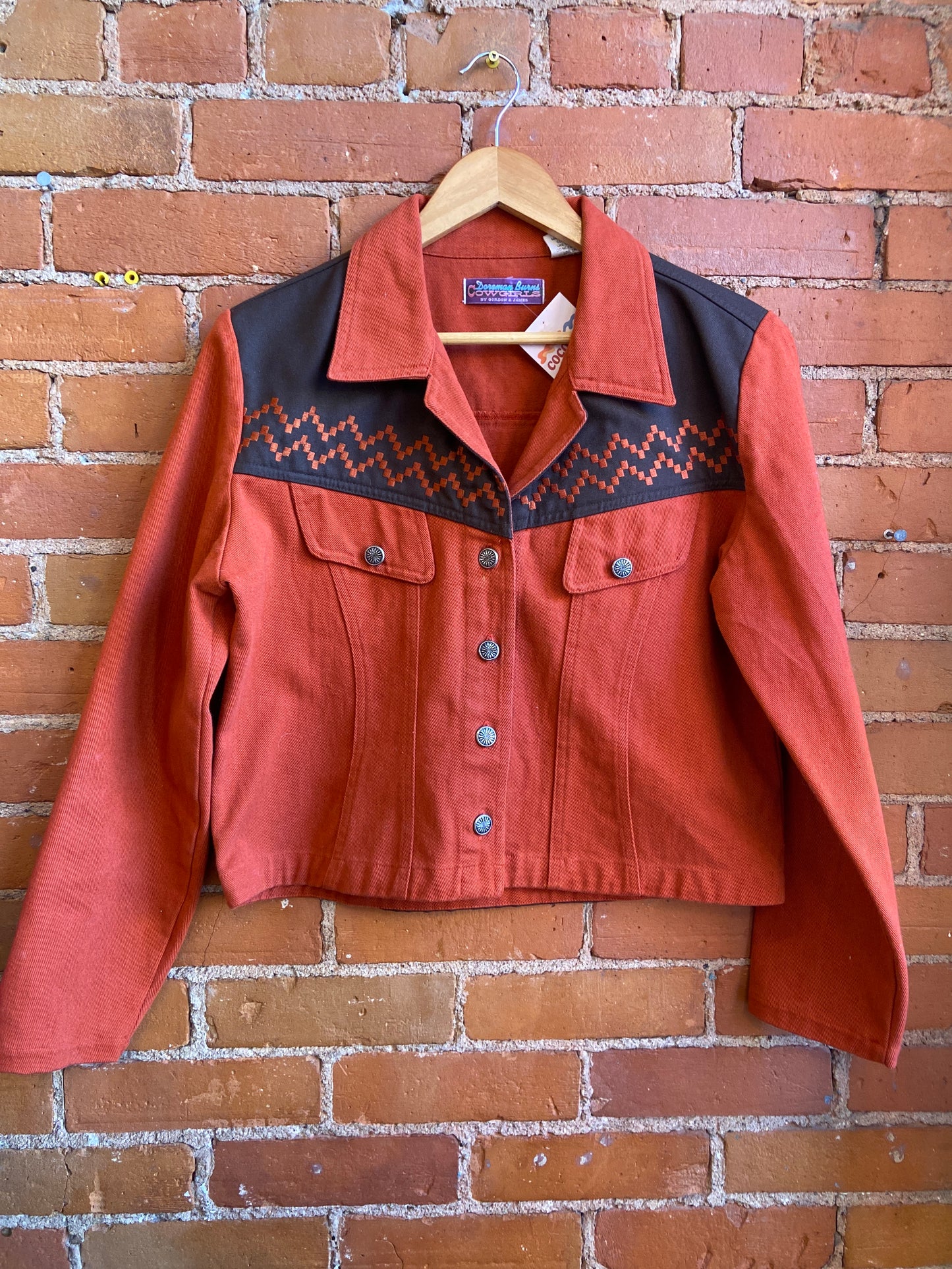 Burnt Orange Cowgirl Jacket