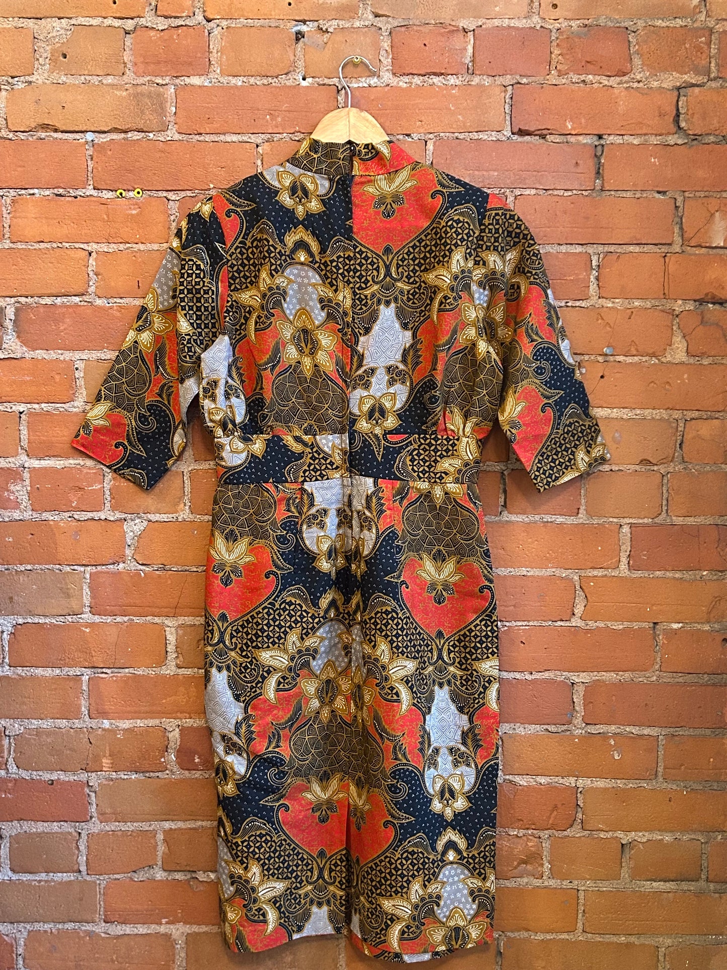 Indonesia Print Dress