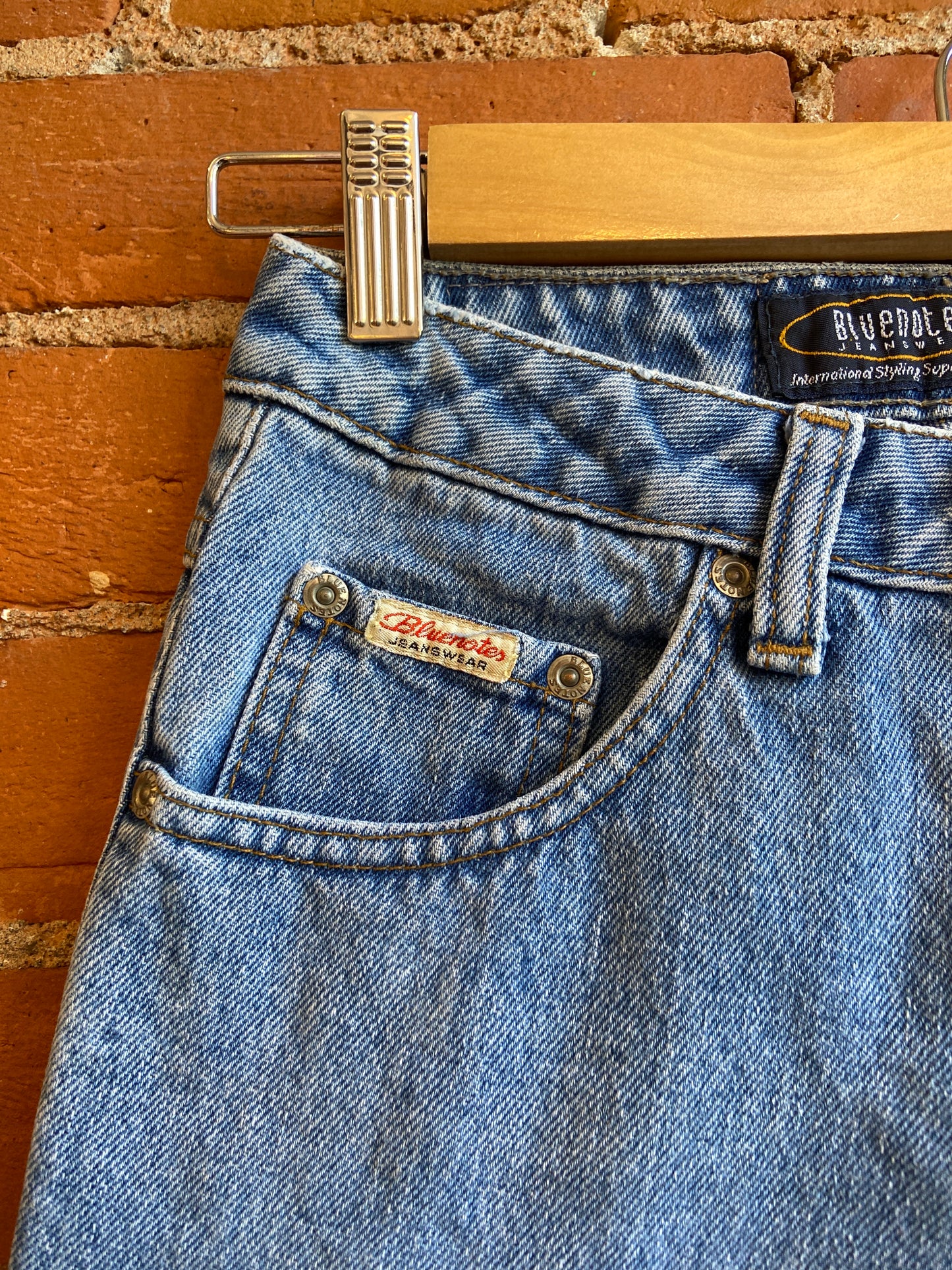 Y2K Bluenotes Light Wash Flare Leg Jeans With Button Fly