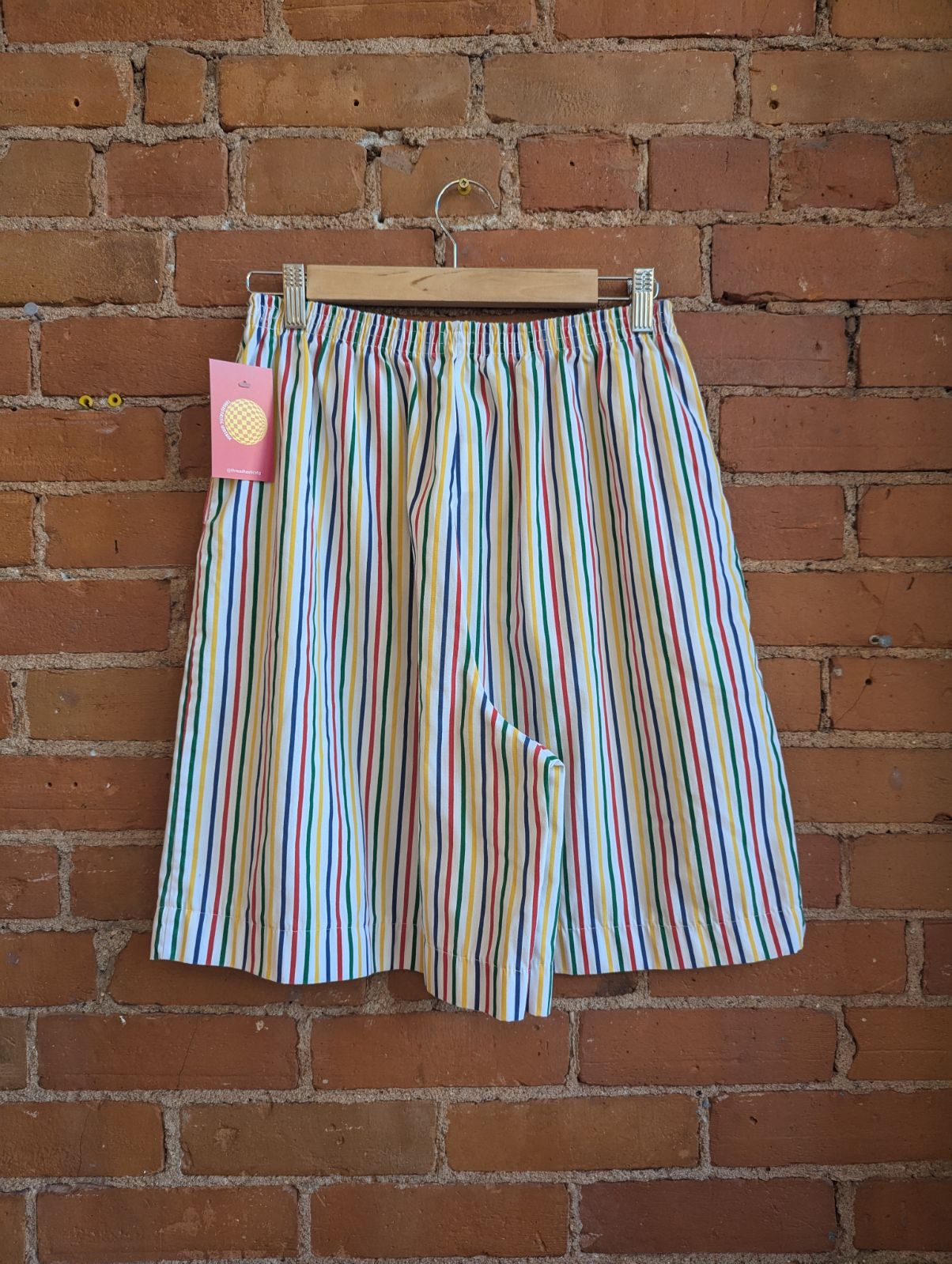 1980s Marla's Originals Rainbow Stripe Shorts