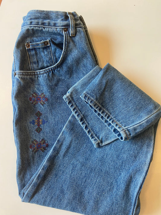 Deadstock Embroidered Denim