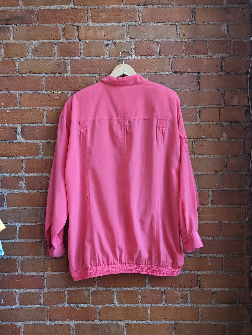 1980s Collections Internationale Pink Jacket With Shoulder Pads