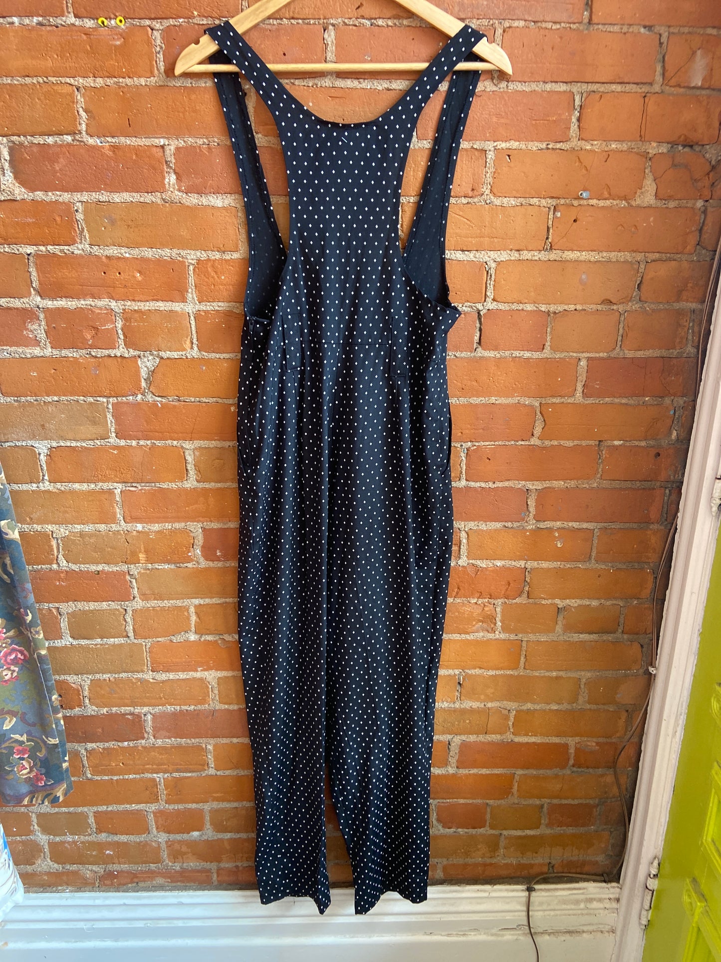 90’s Black & white jumpsuit