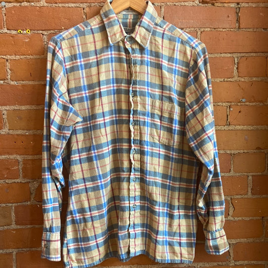 Plaid Button Up Long Sleeve Shirt