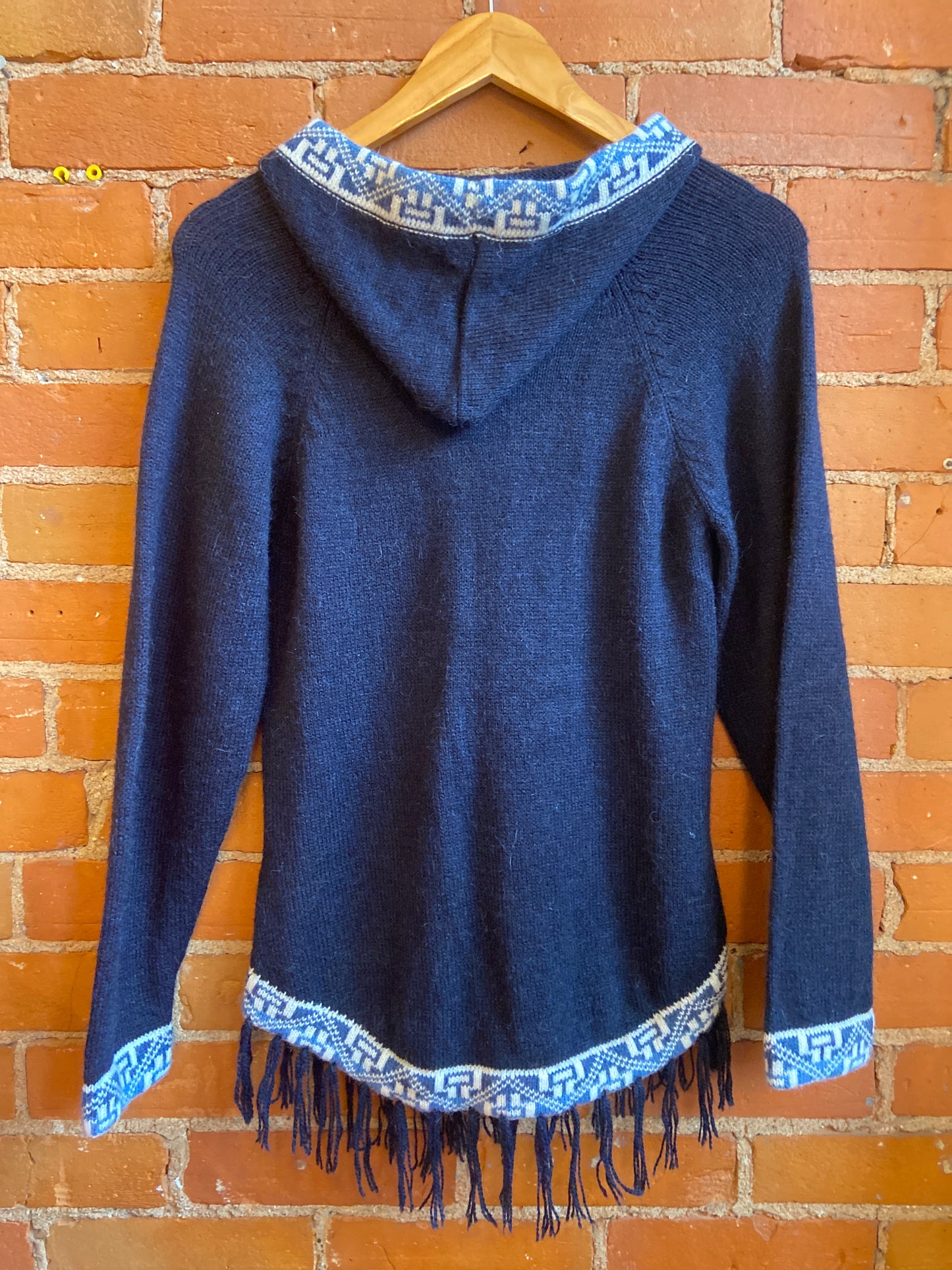 Navy Norwegian Hooded Sweater