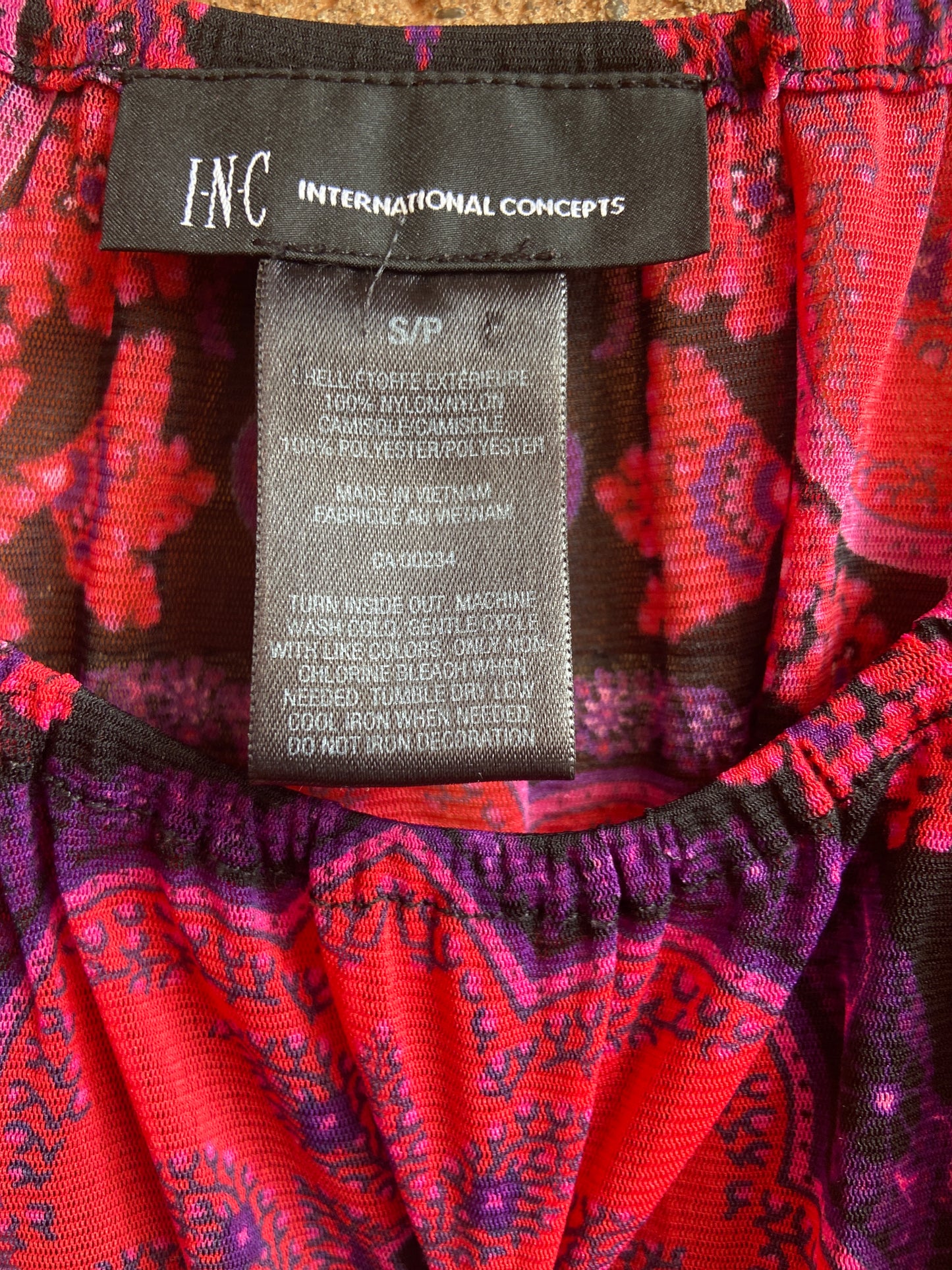 Y2K International Concepts Embellished Paisley Print Blouse