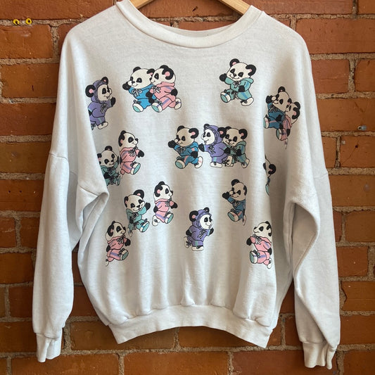 Crewneck Sweater with Panda’s in Jogging Suits