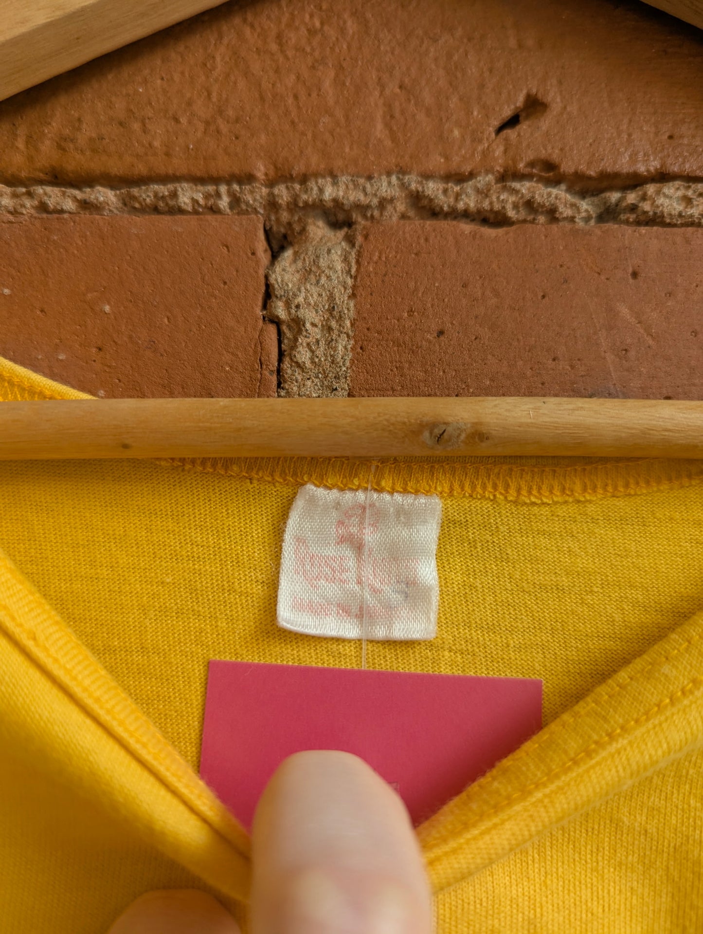 1980s Rose Knits Coolin' Out Jamaica Yellow Swimsuit Cover-Up Top