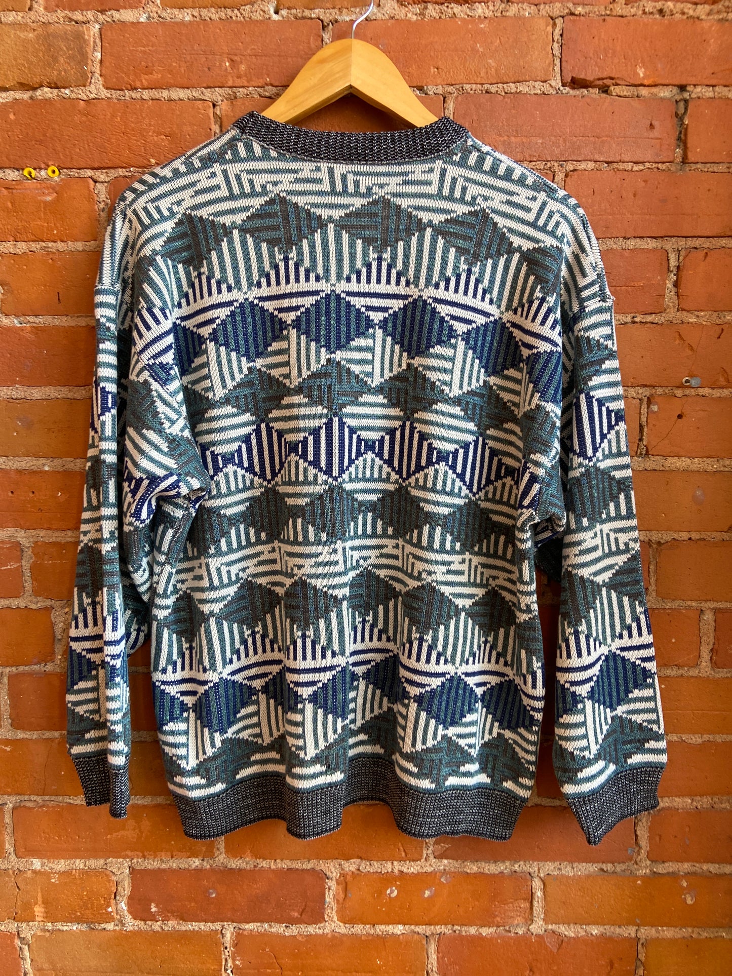 90’s Diamond Print Sweater