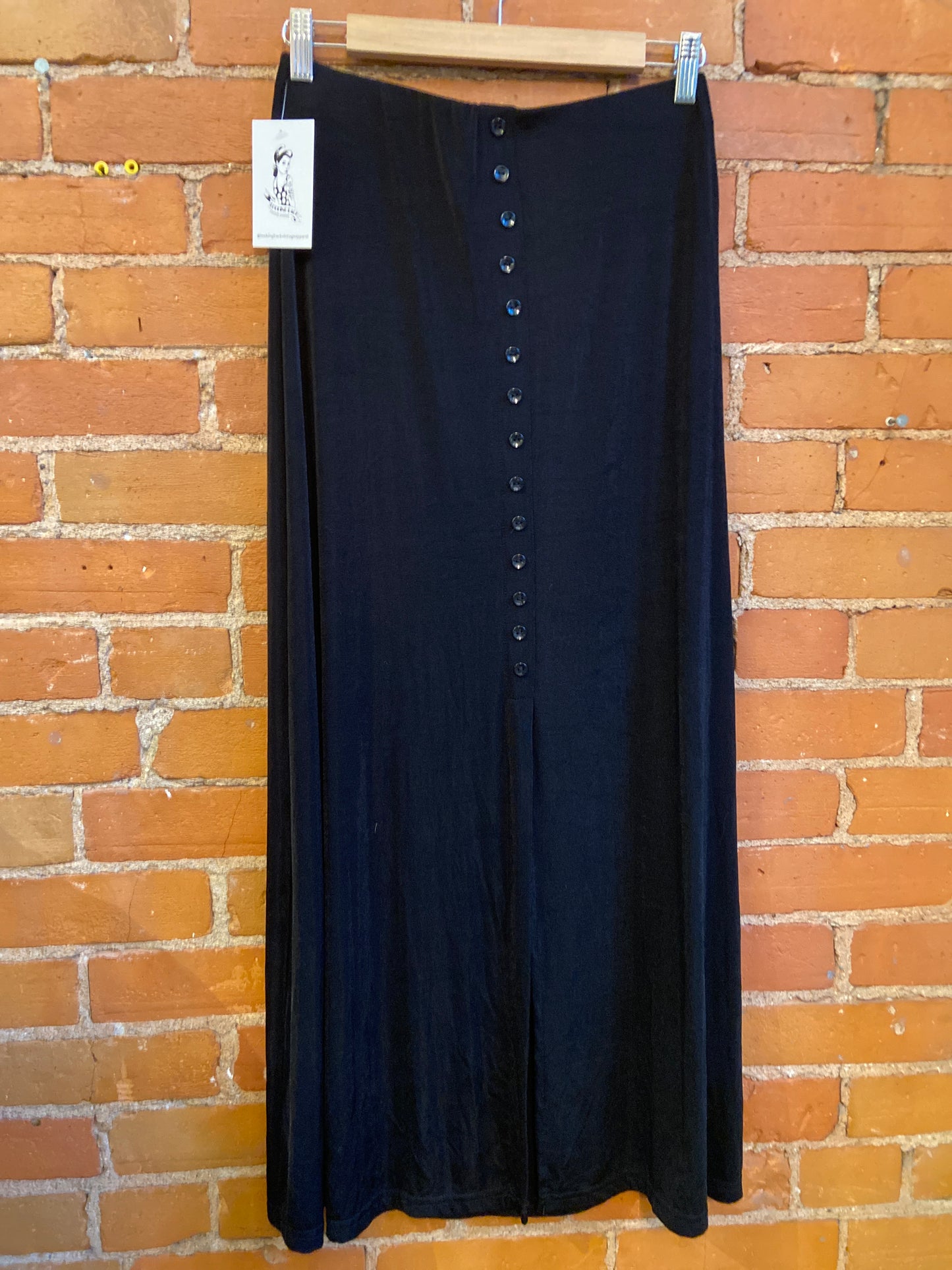 Black Briggs New York Maxi Skirt