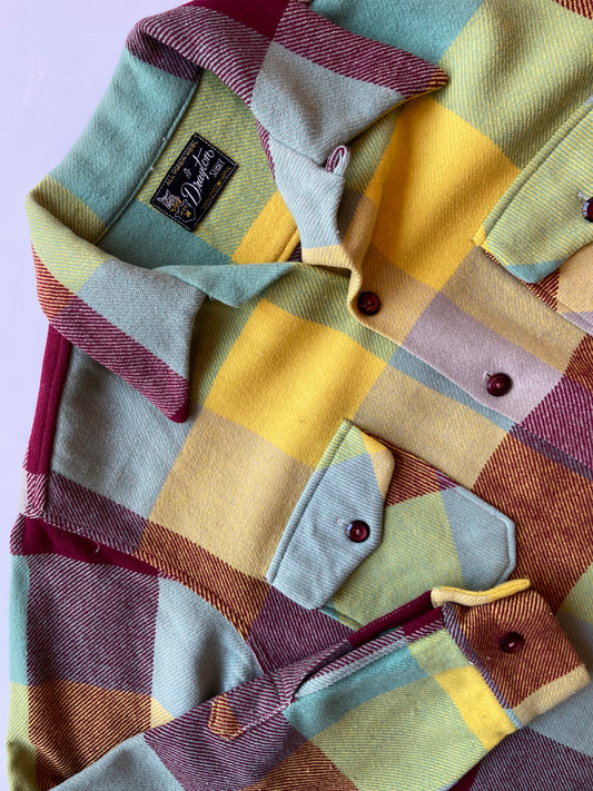 60's Drayton Multicolour Wool Plaid Shirt