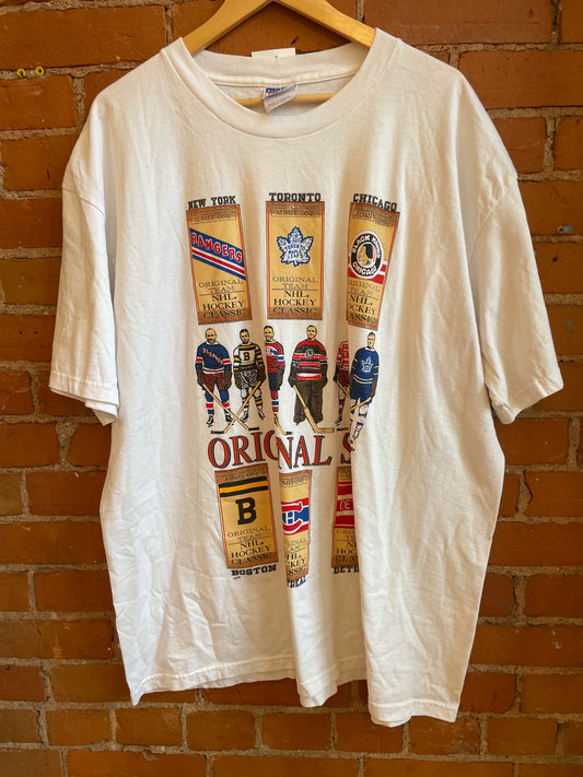 Original Six Hockey Team Graphic Tee