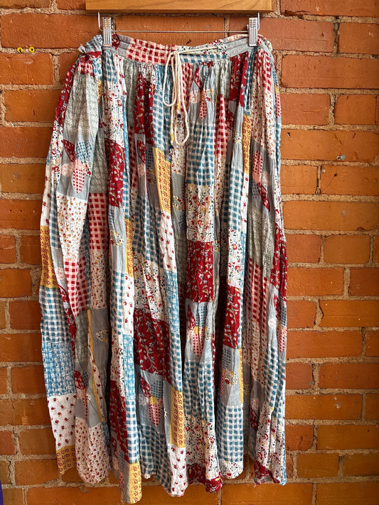 Bay Club Cotton Patchwork Skirt