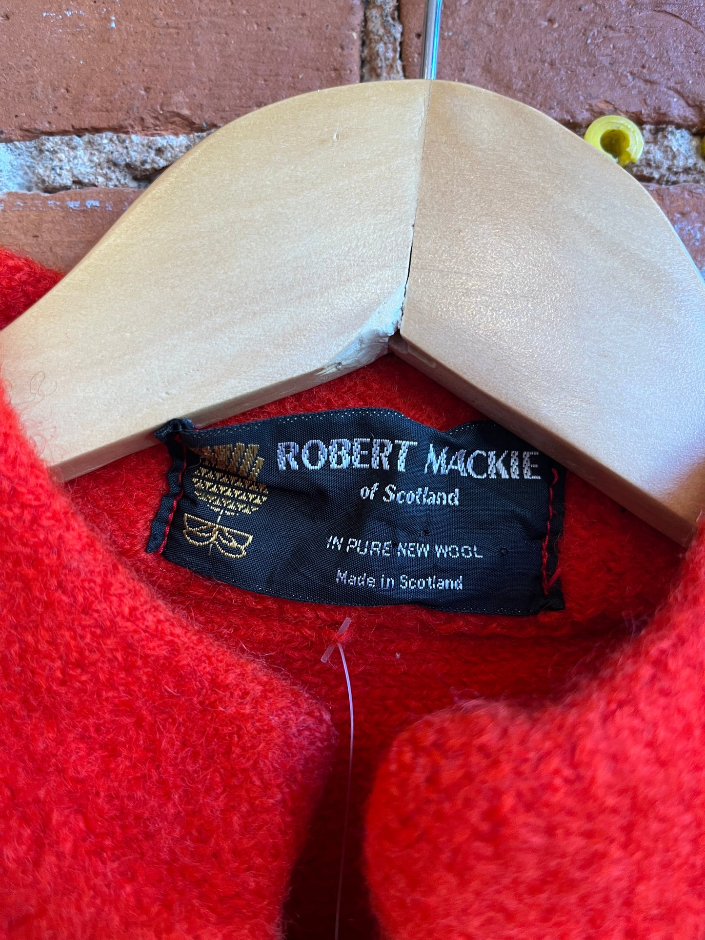 Robert Mackie of Scotland Wool Zip Up