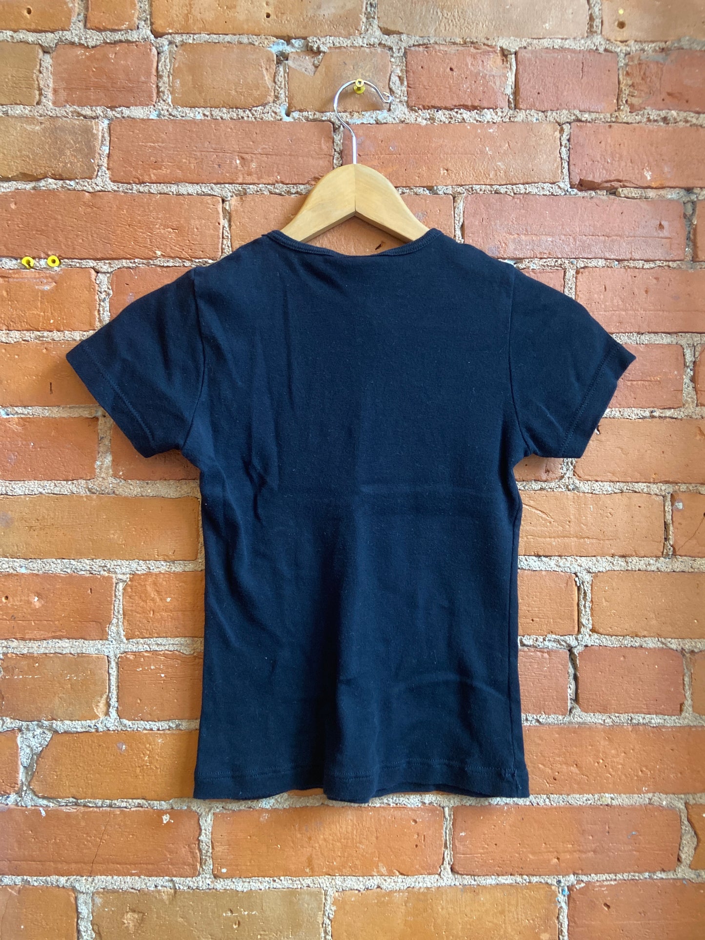 Y2K Artimonde Black Baby Tee With Nirvana Logo