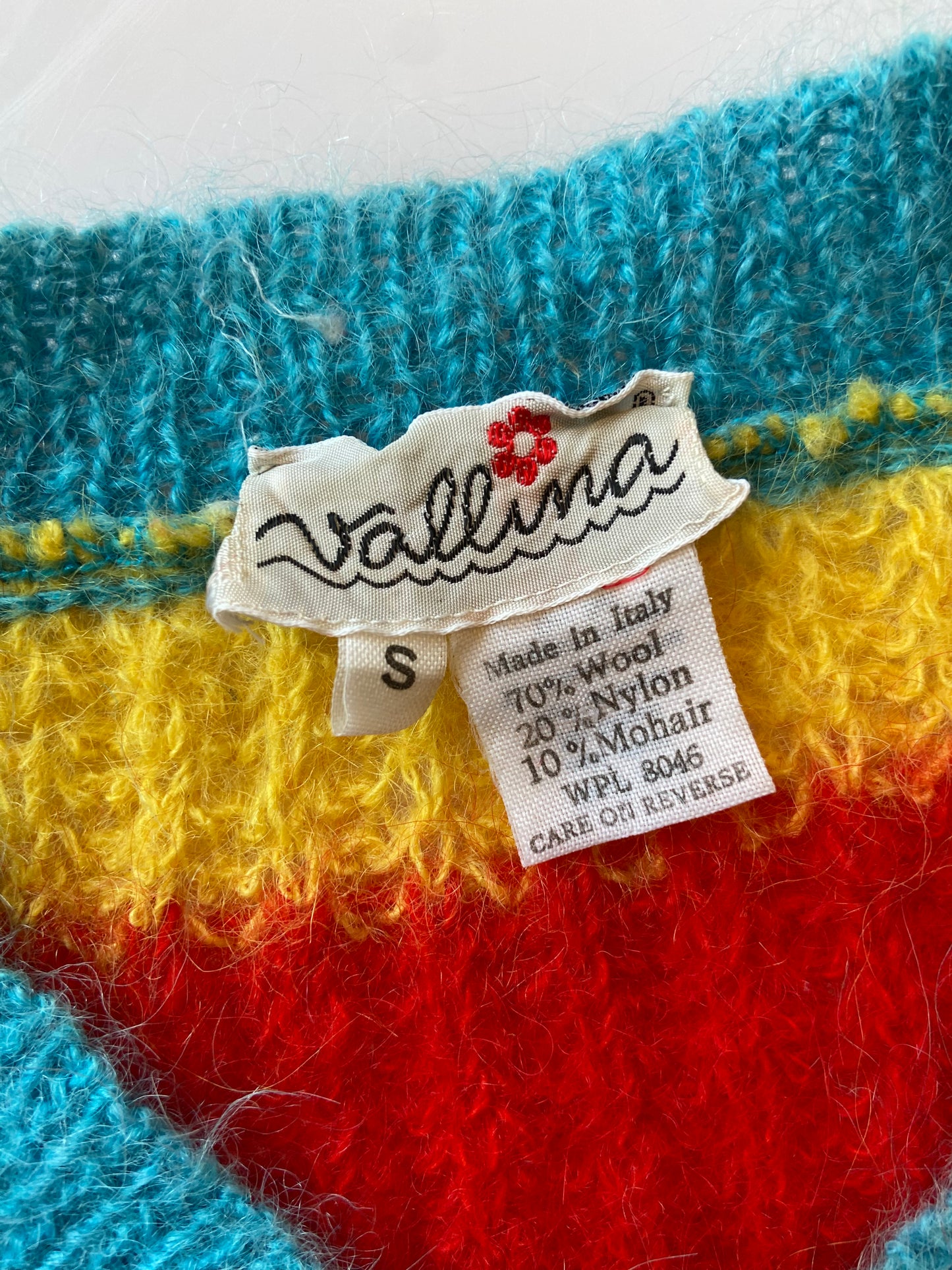 Vallina Striped Colourful V-Neck Sweater!