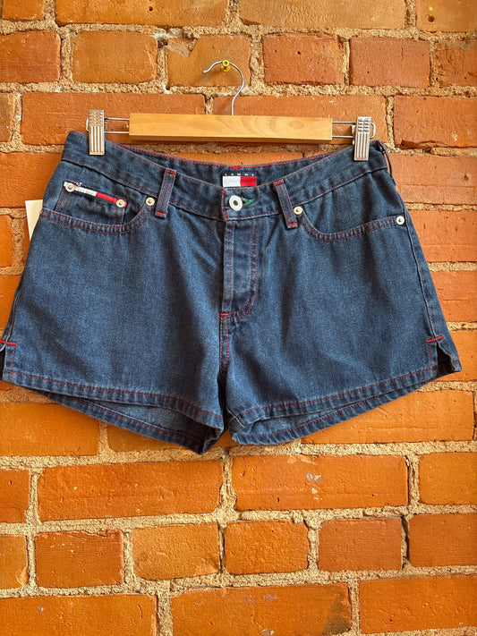 Tommy Jean Dark Denim Shorts