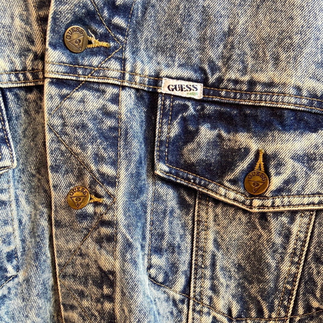 80’s Guess Acid Wash Denim Jacket