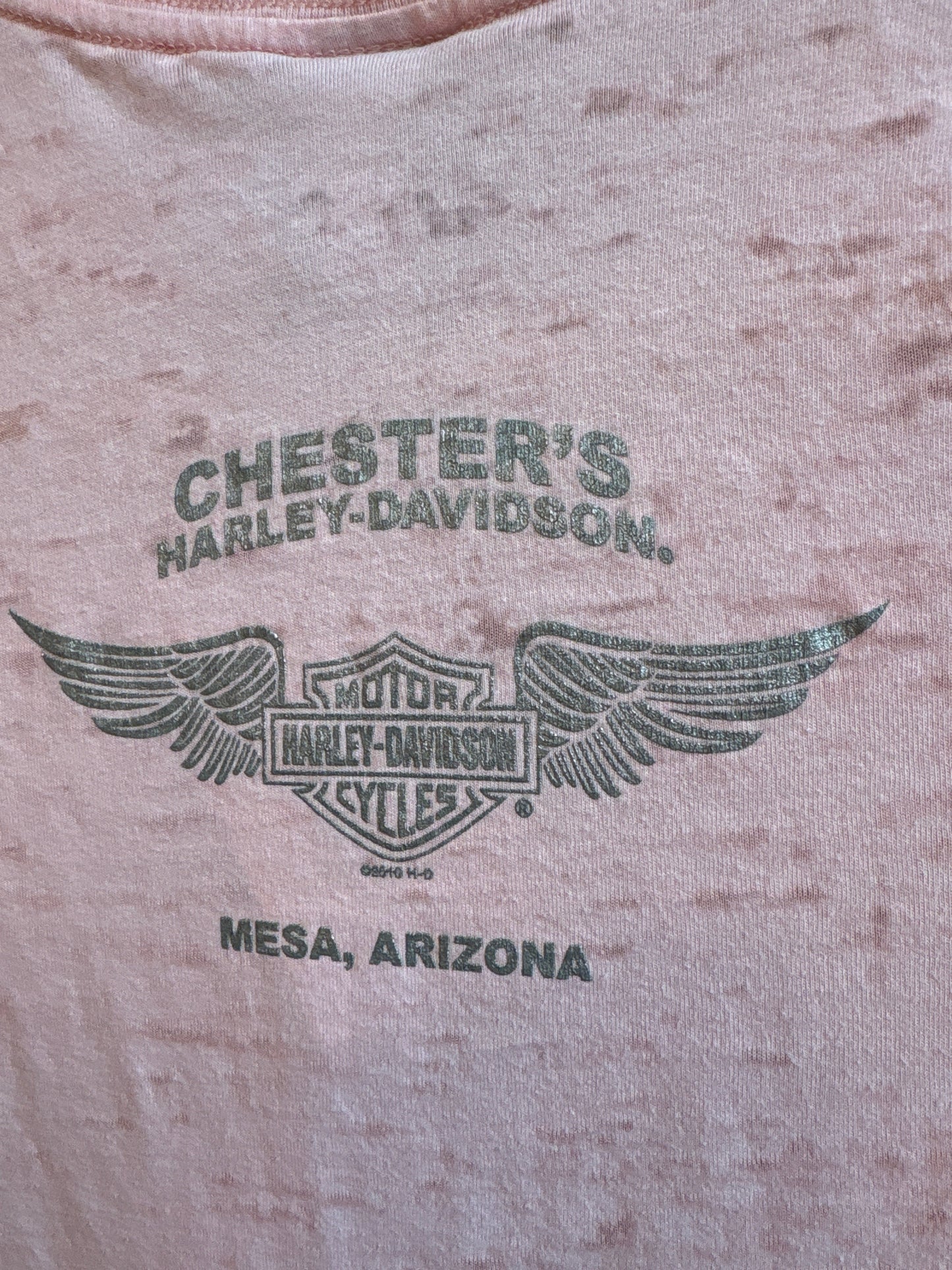 00's Harley Davidson Pink Baby Tee