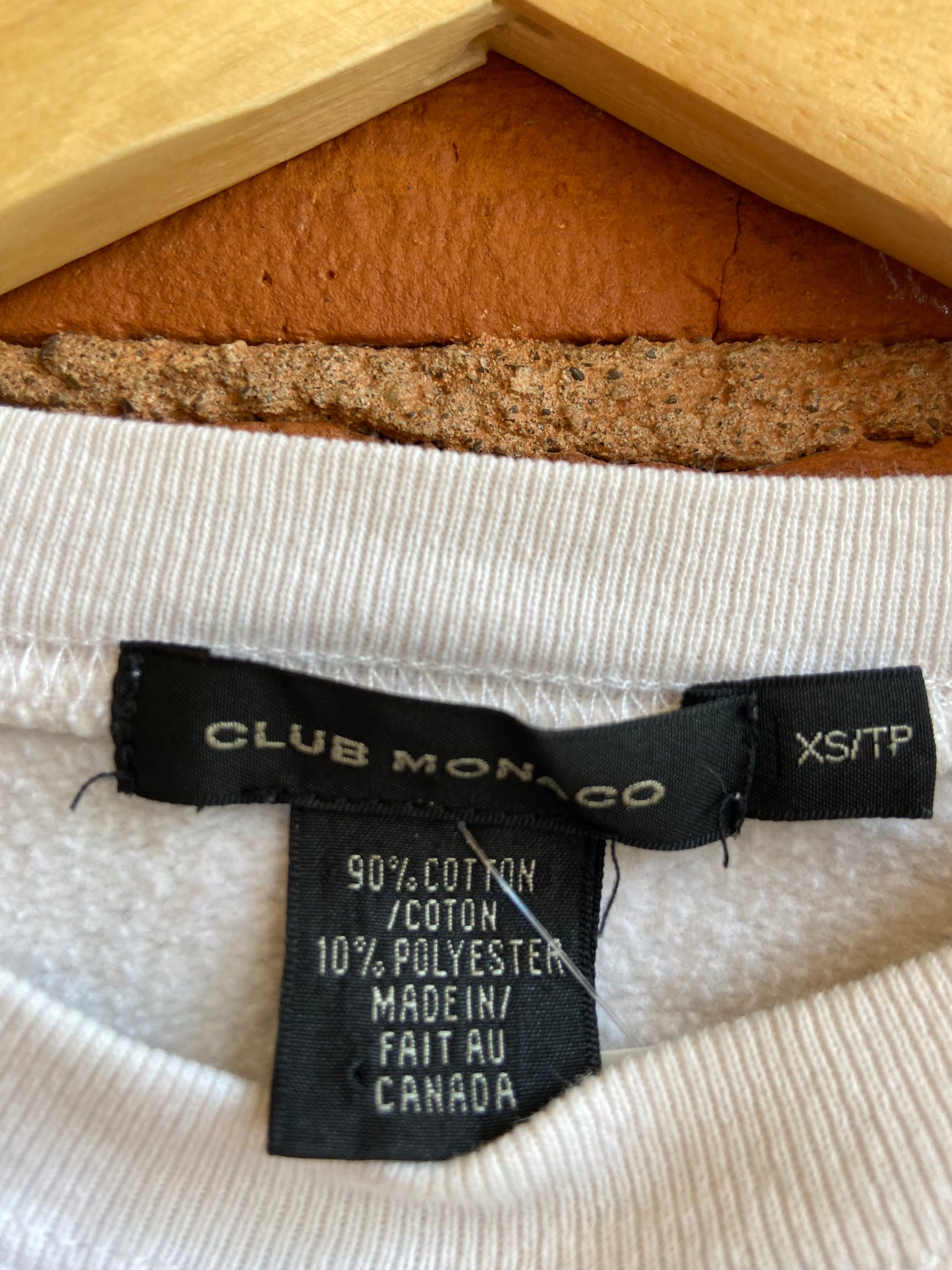 Club Monaco Cropped Crewneck Sweater