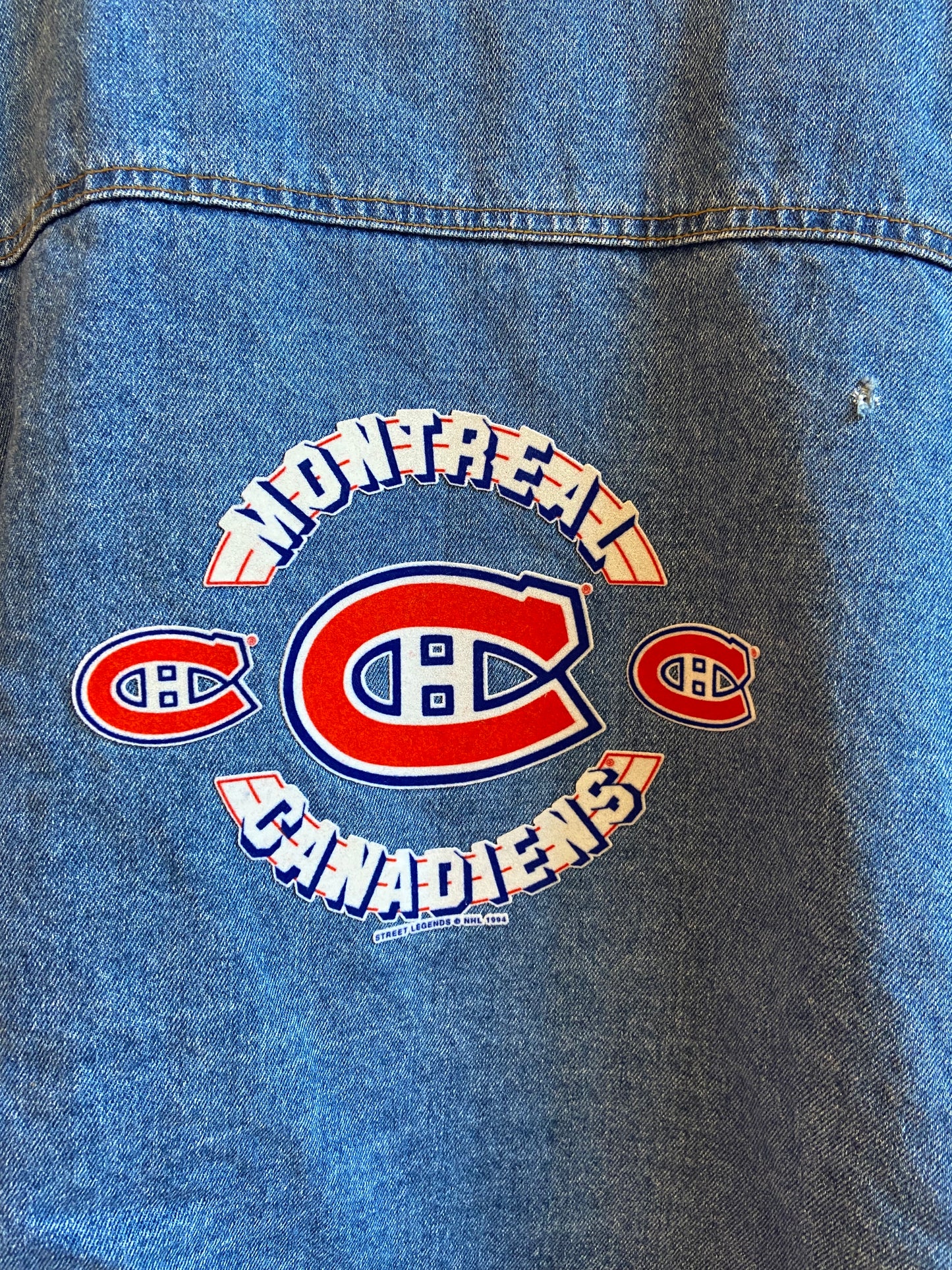 Montreal Canadiens Denim Sherpa Jacket